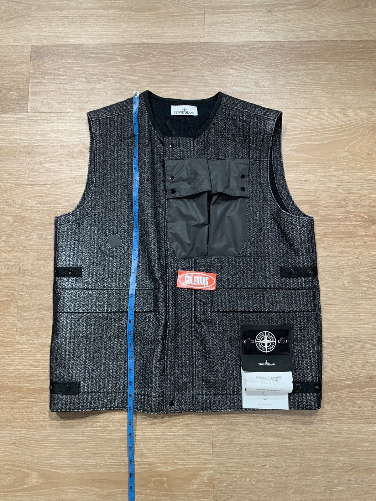 Designer × Stone Island Stone island needle punched reflective rare Size US M / EU 48-50 / 2 - 8 Thumbnail
