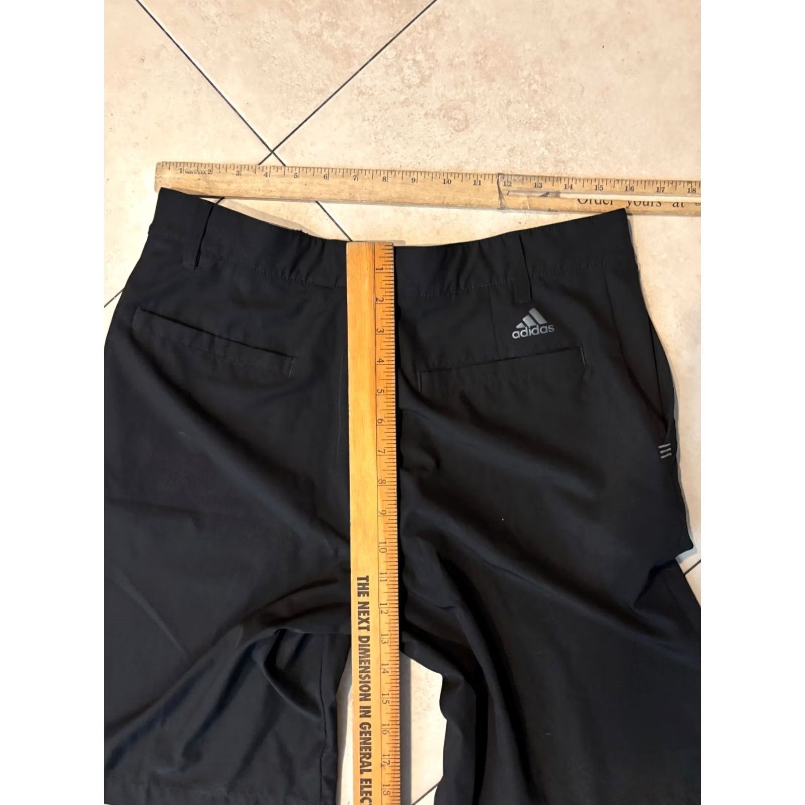 Adidas Adidas Golf Shorts Mens 32 Black Five Pocket Flat Front Chino 5895 Size US 32 / EU 48 - 6 Thumbnail