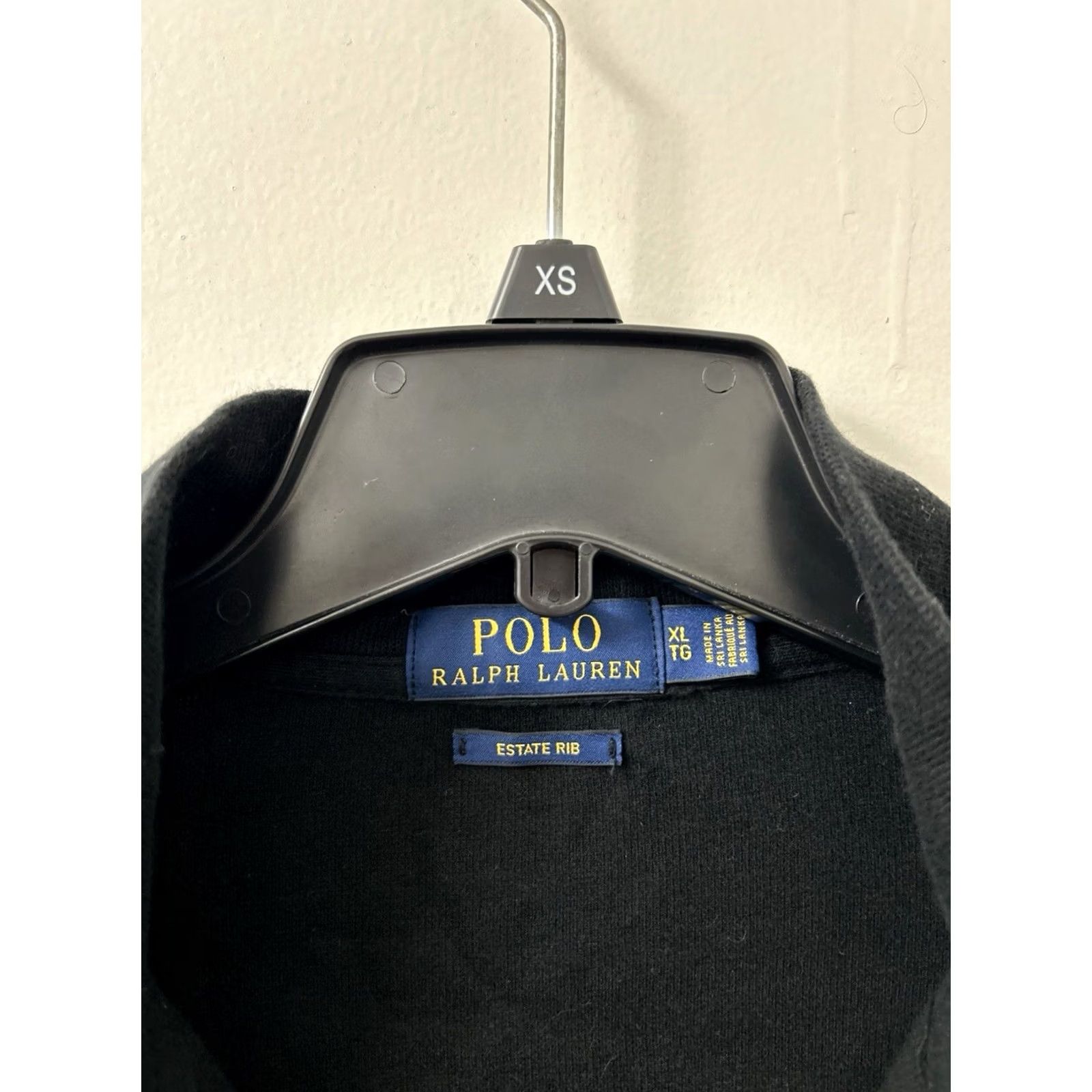 Polo Ralph Lauren Polo Ralph Lauren Estate Rib 1/4 Zip Mens Sweater Pullover L/S XL Black Knit Cotton Logo Zipper Pine Pony Vintage? No Size US XL / EU 56 / 4 - 5 Thumbnail