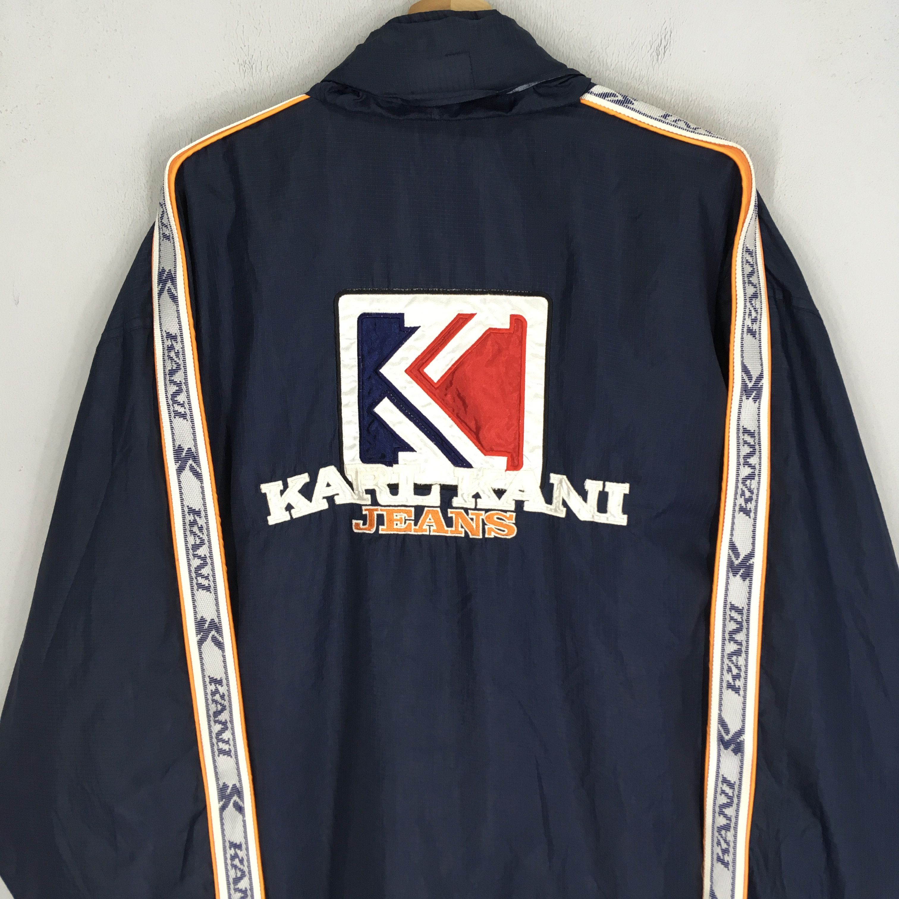 Karl Kani Vintage Karl Kani Jeans Streetwear Big Logo Light Jacket Size US XL / EU 56 / 4 - 4 Thumbnail