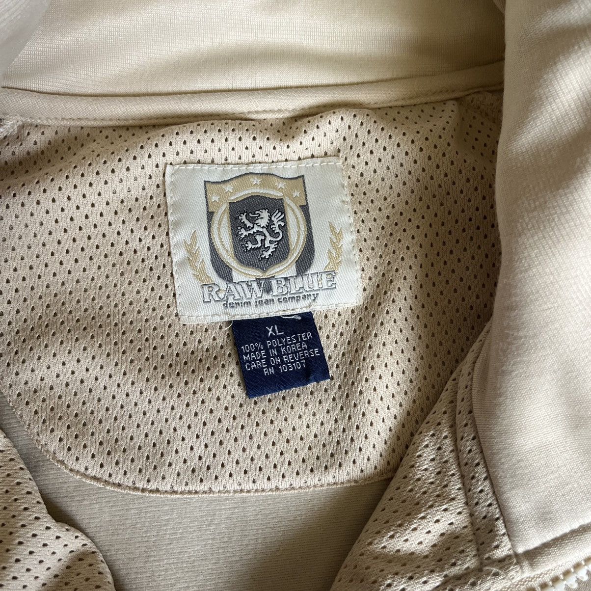 Vintage Vintage 2000s Raw Blue Prima Lion Stitch Logo Tracksuit Gold Size US XL / EU 56 / 4 - 11 Thumbnail