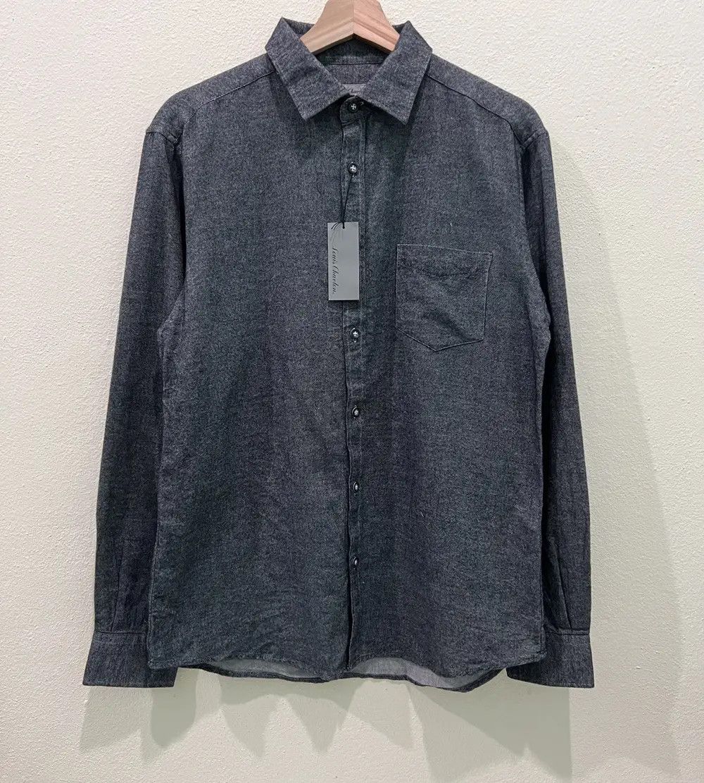 Flannel Vintage Louis Chavlon Plain Flannel Shirt Size US L / EU 52-54 / 3 - 2 Thumbnail