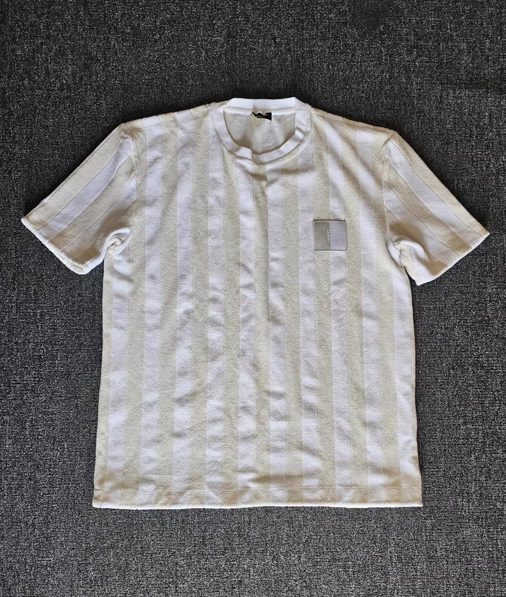 Fendi FENDI striped towel short-sleeve T-shirt Size US XL / EU 56 / 4 - 1 Thumbnail