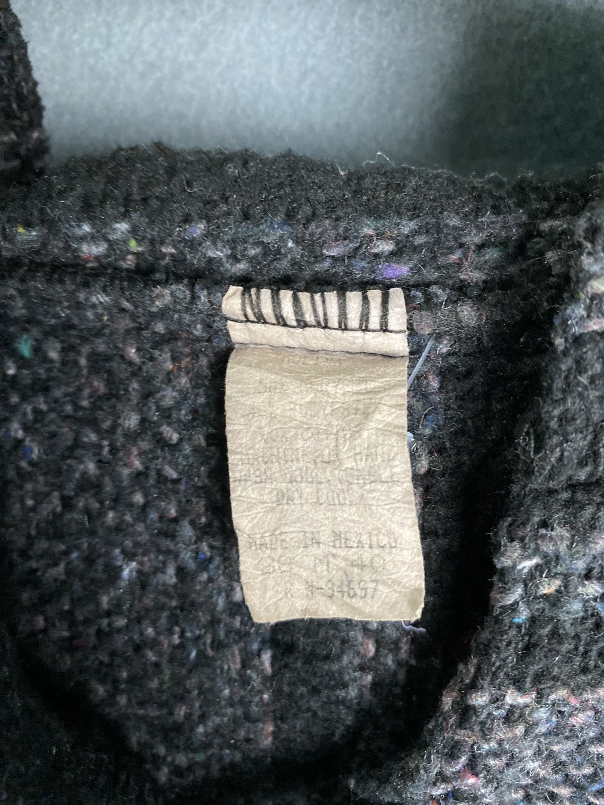 Mexican Threads × Vintage Rare Vintage Baja Mexican Drug Rugs Hoodie Size US M / EU 48-50 / 2 - 5 Thumbnail