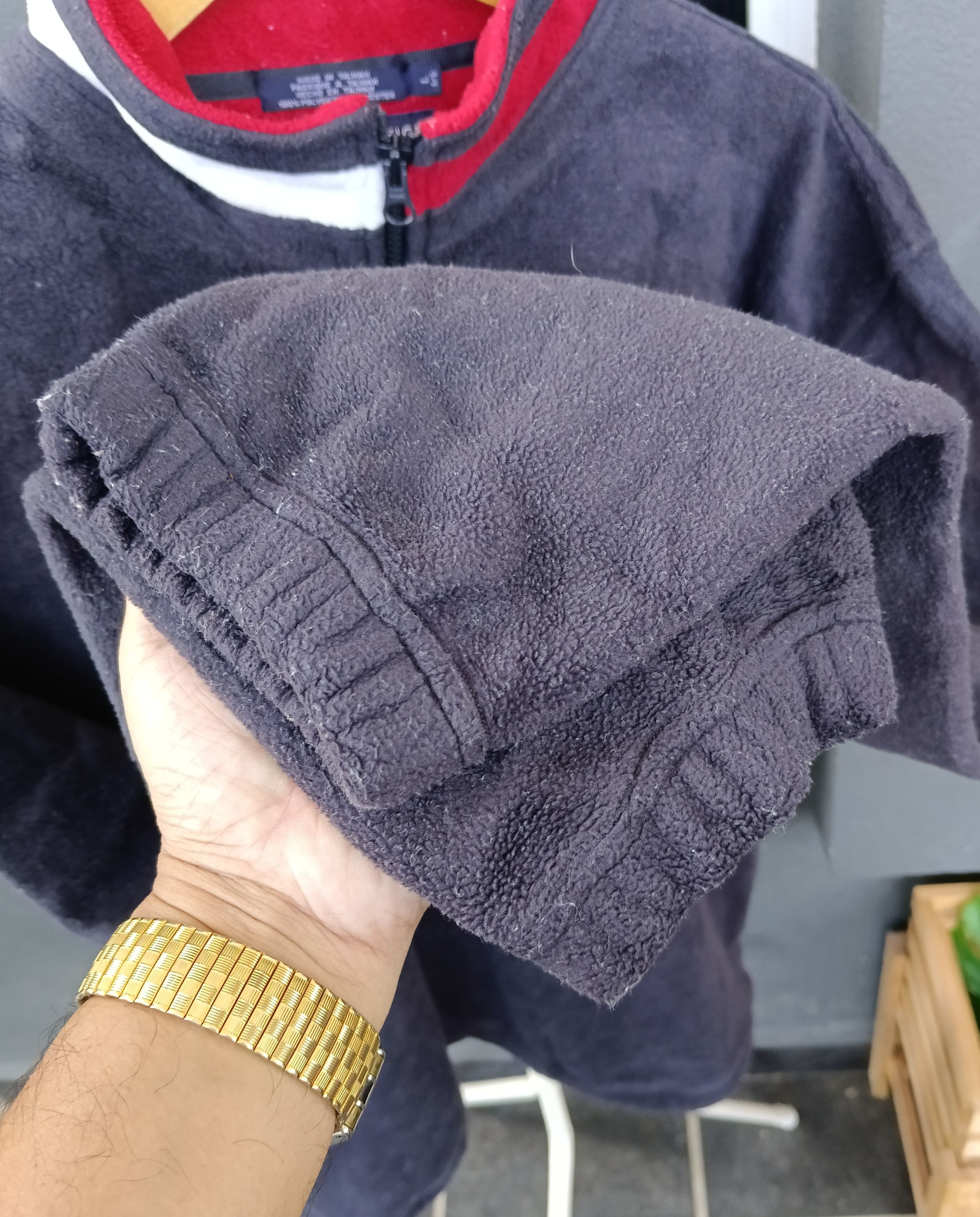 Tommy Hilfiger × Vintage VINTAGE TOMY HILFIGER FLEECE HALF ZIPPER Size US L / EU 52-54 / 3 - 3 Thumbnail