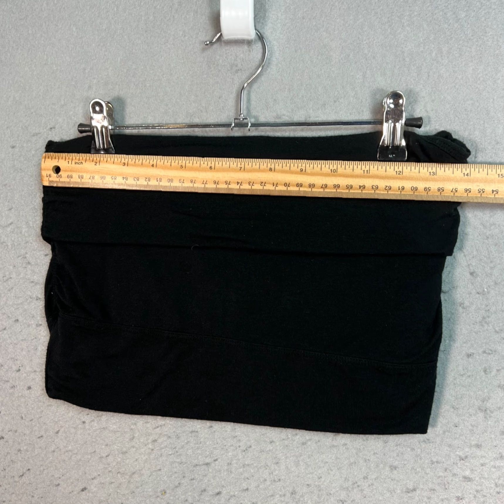 J.Crew J. Crew Tank Shirt Women Size Medium Black Strapless Bandeau Top Modal Blend Size M / US 6-8 / IT 42-44 - 5 Thumbnail