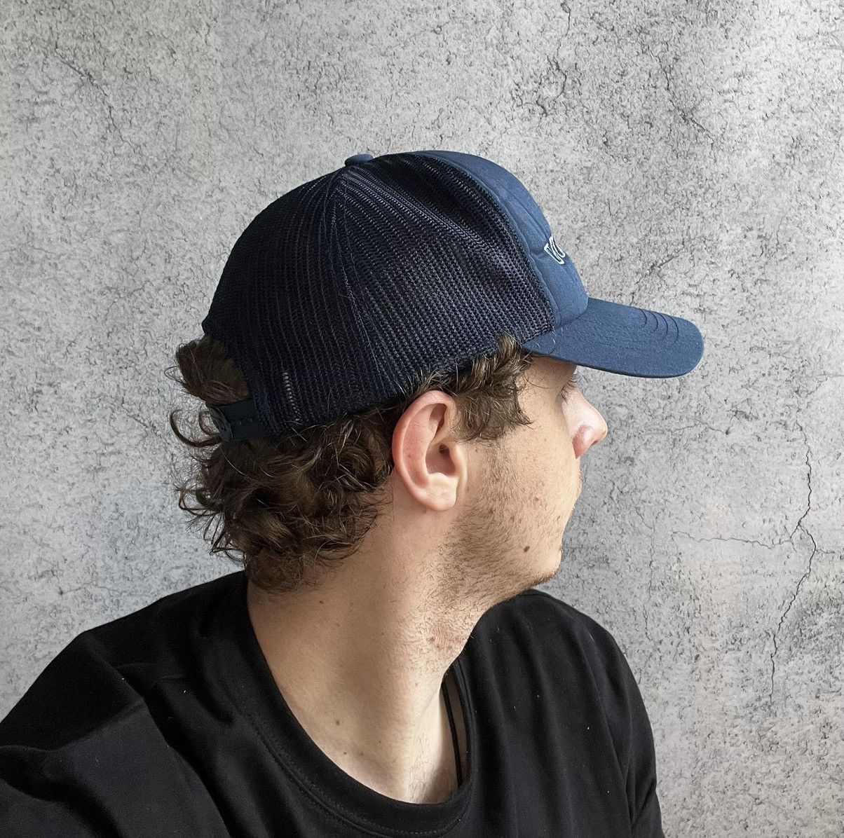 Volcom Volcom Vintage Trucker Cap Blue One Size Made In Korea Size ONE SIZE - 5 Thumbnail