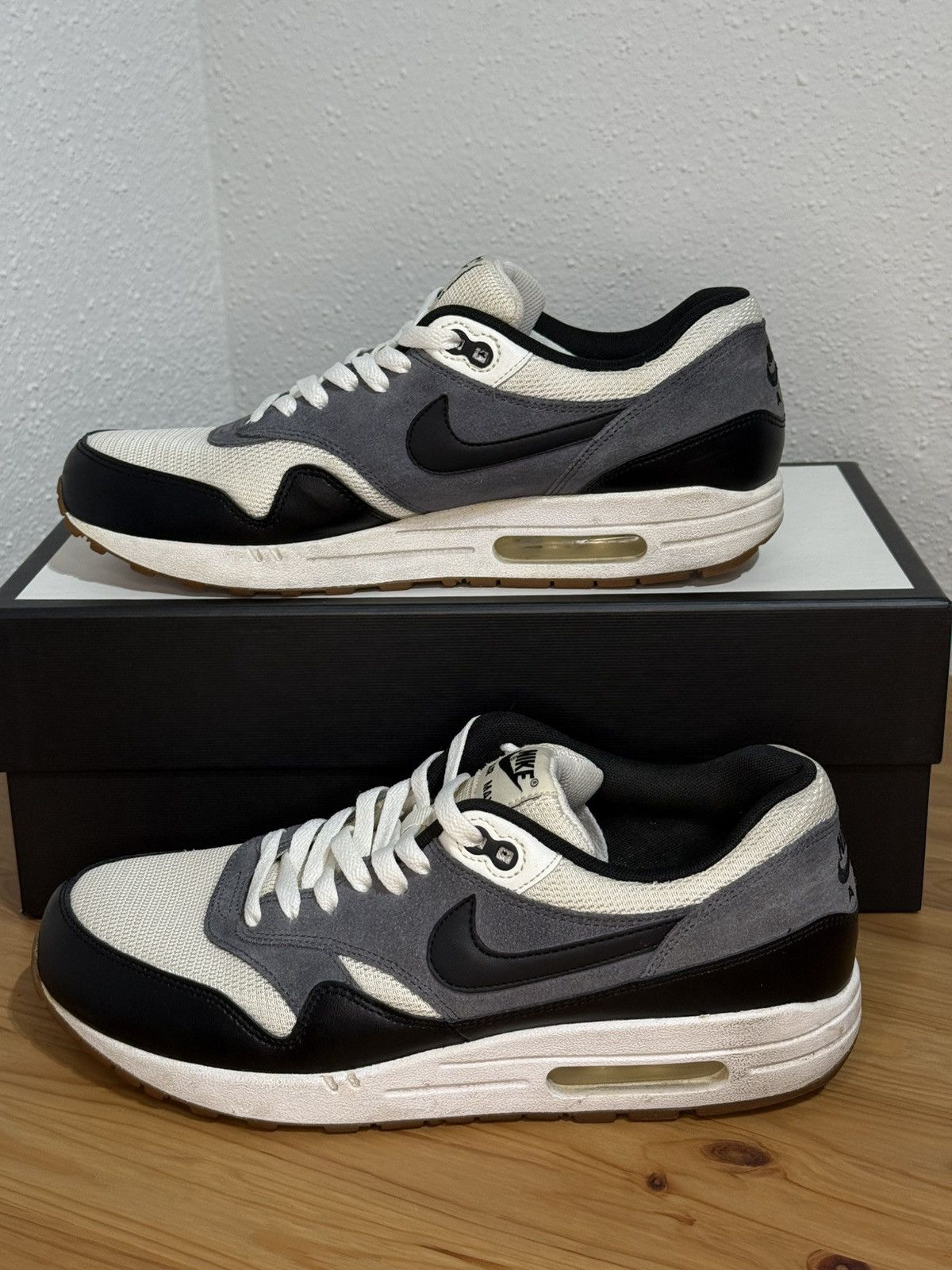 Nike Nike Air Max 1 Sail Dark Grey (2014) Size US 10 / EU 43 - 3 Thumbnail