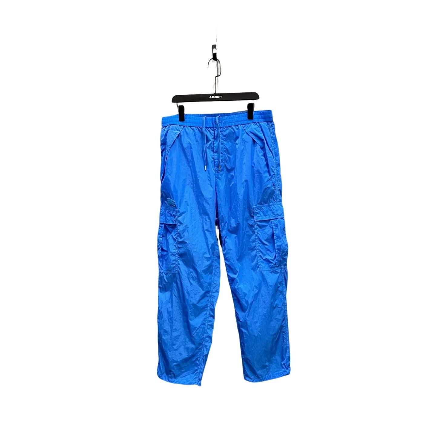 Burberry Burberry Blue Nylon Cargo Pants Size 34 Size US 34 / EU 50 - 1 Thumbnail
