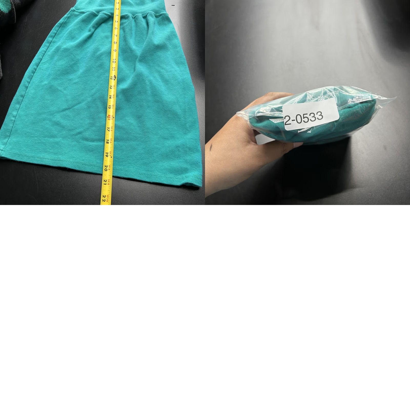 Vintage VINTAGE First Concept Skirt Womens M Teal Pencil Pull On Elastic Waist Made USA Size 32" / US 10 / IT 46 - 8 Thumbnail