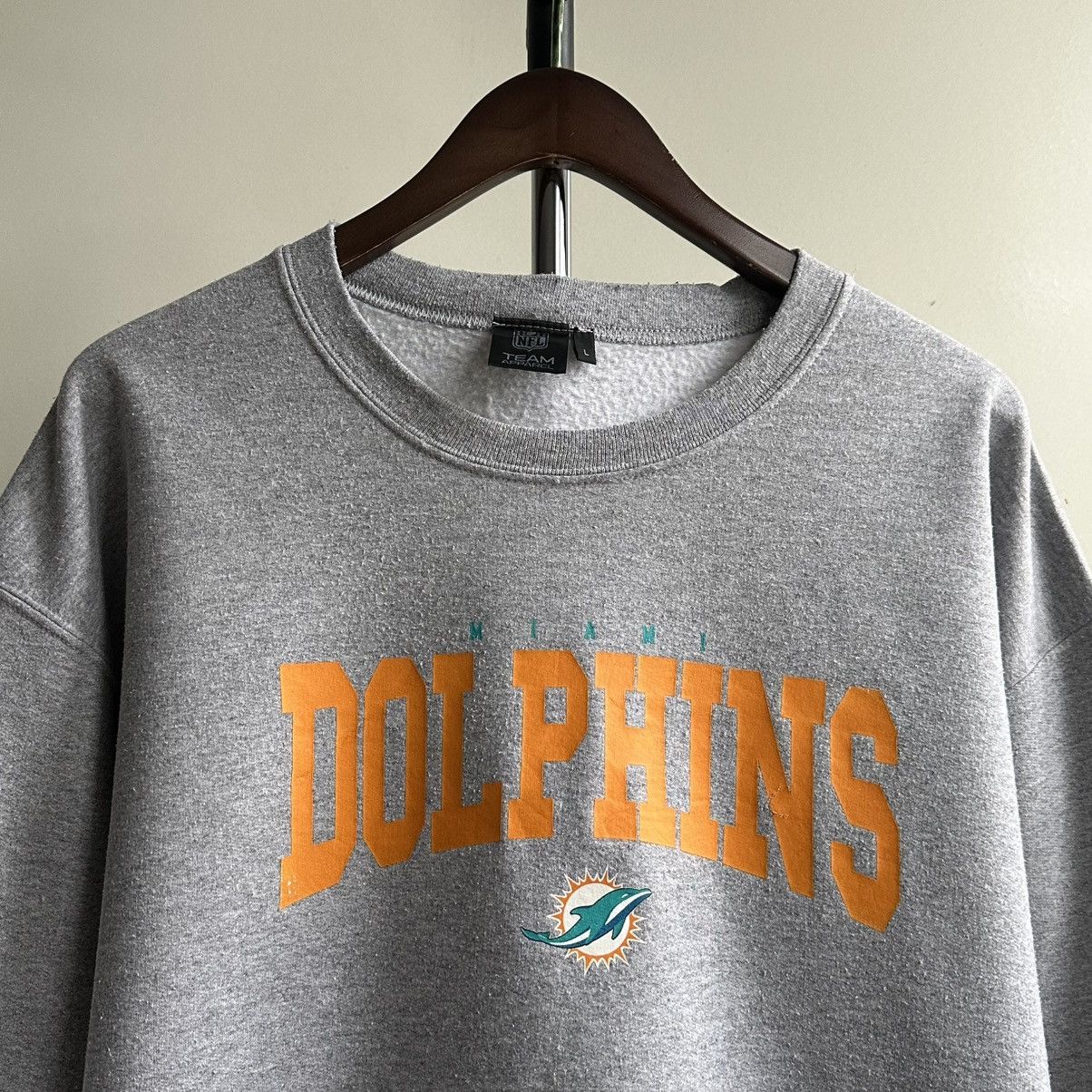NFL × Vintage VINTAGE MIAMI DOLPHINS NFL SWEATSHIRT Size US L / EU 52-54 / 3 - 2 Thumbnail