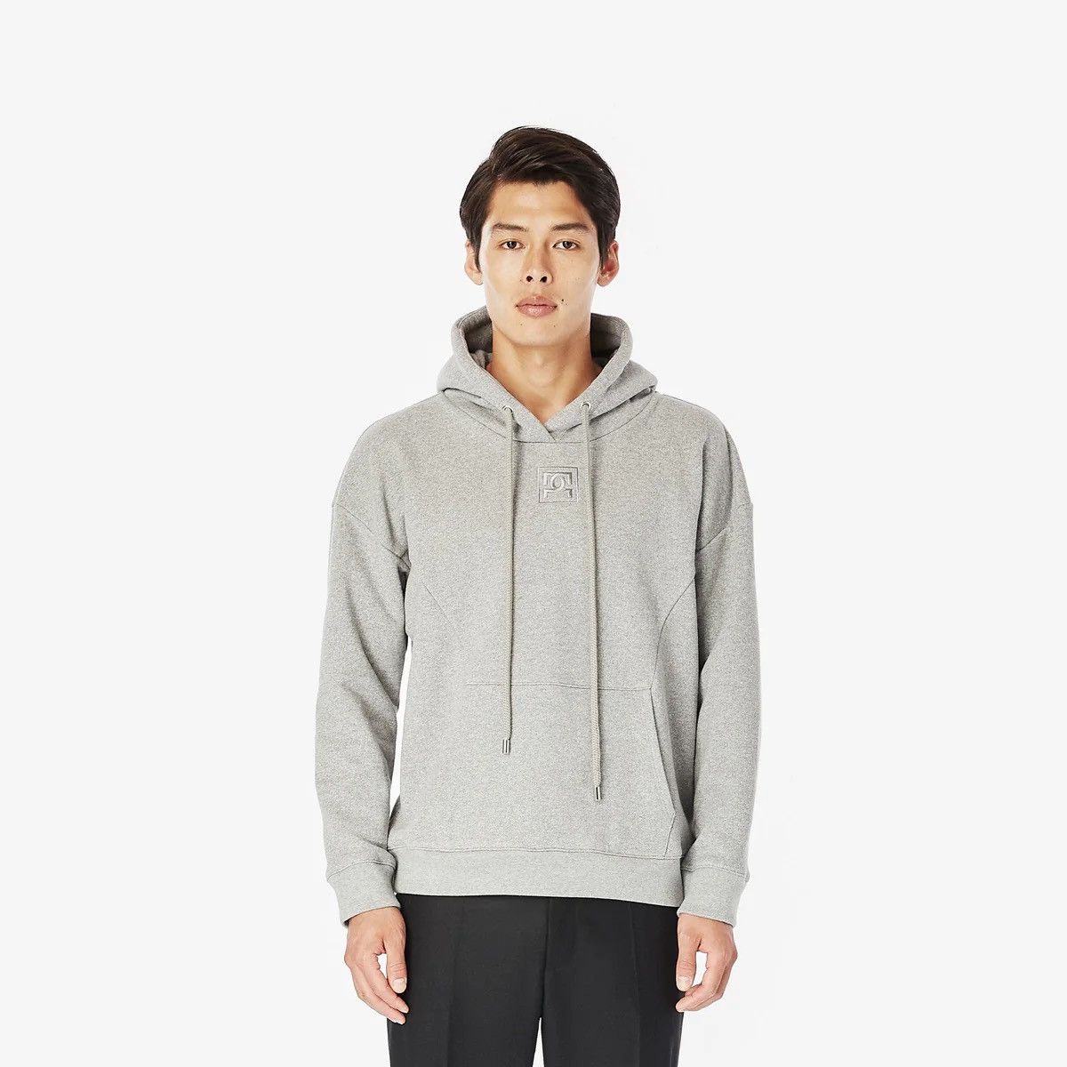 Panayiota hoodie embroidered - gray