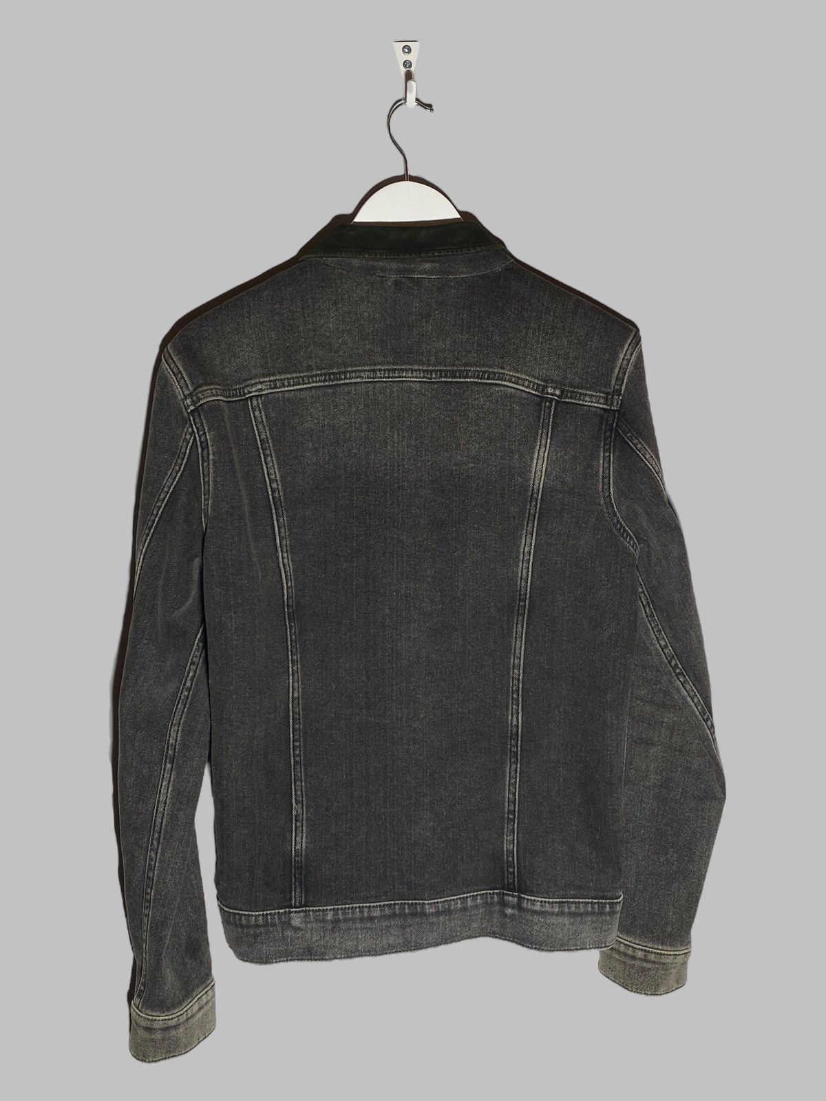 Allsaints All Saints Creagan Denim Jacket Suede Collar Size US S / EU 44-46 / 1 - 2 Thumbnail