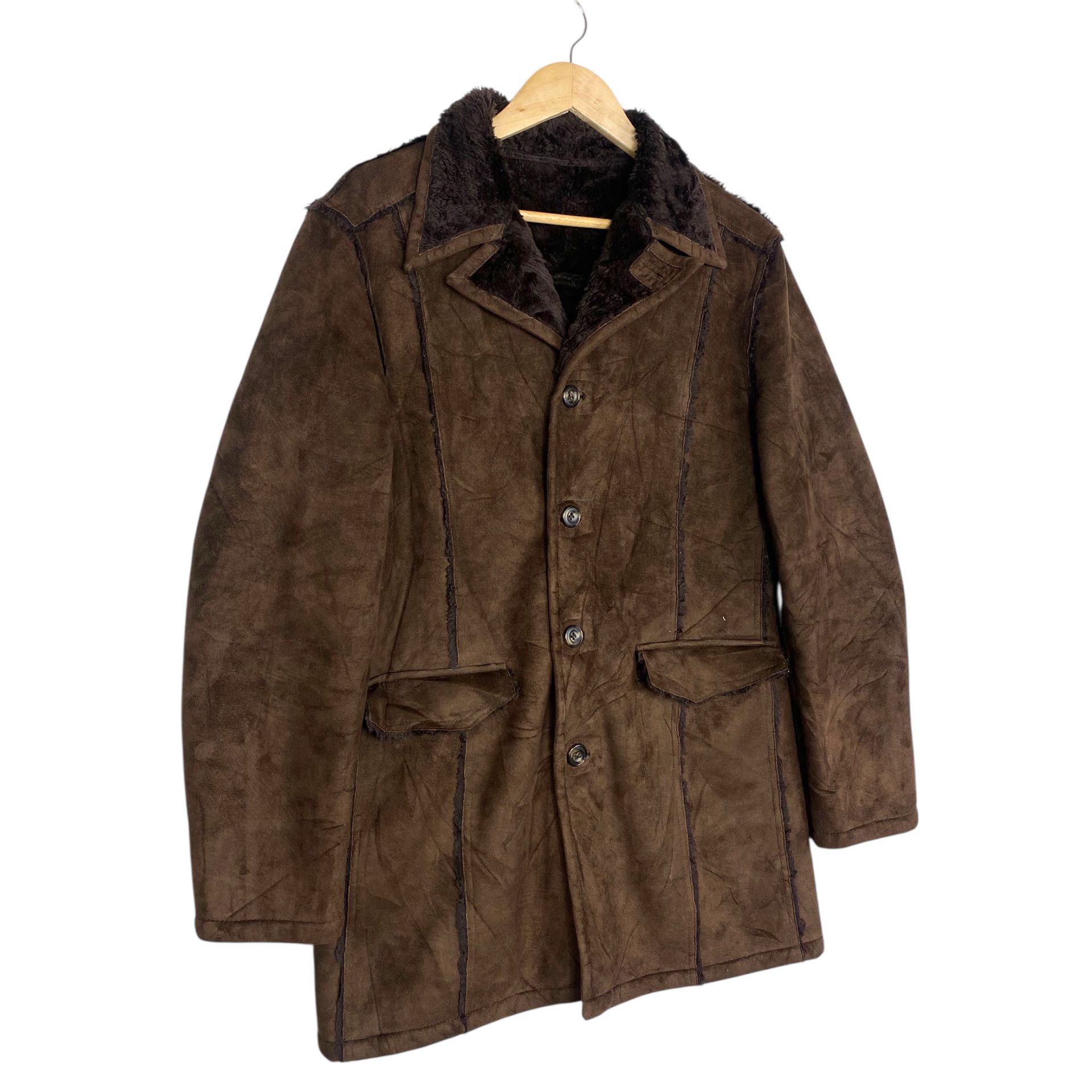 Tornado Mart 💥TORNADO MART MOLESKIN SHEARLING JACKET Size US M / EU 48-50 / 2 - 2 Thumbnail