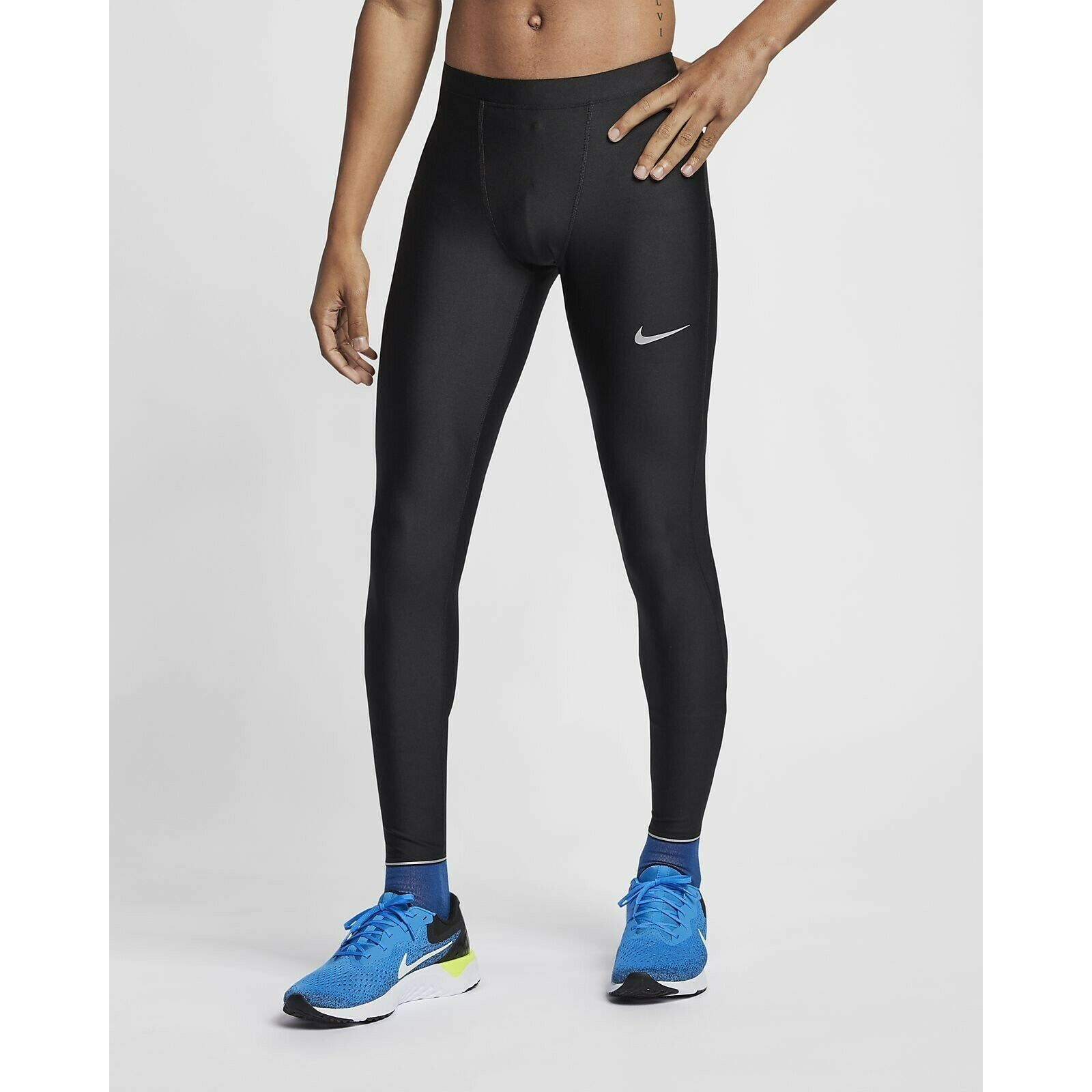 Nike Mobility Running Dry Compression Tights Blk Mens Small
