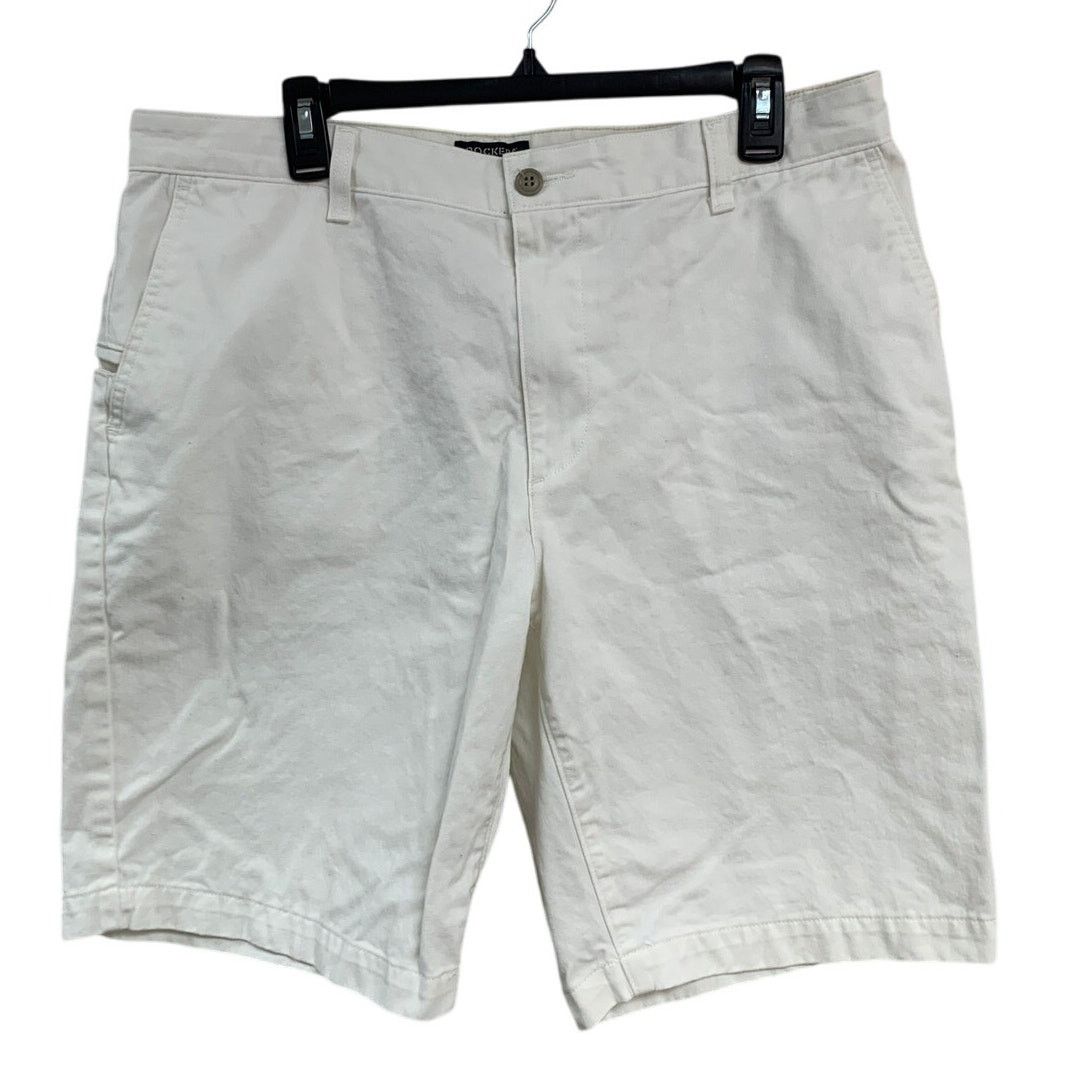 Dockers Dockers Mens Size 36 White Cotton Long Denim Shorts Size US 36 / EU 52 - 1 Thumbnail