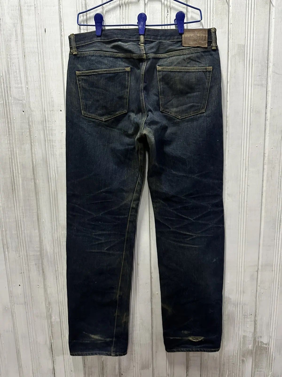 Kamikaze Attack SICKSS! Redline KAMIKAZE ATTACK Selvedge Mudwash Denim Pants Size US 35 - 12 Thumbnail