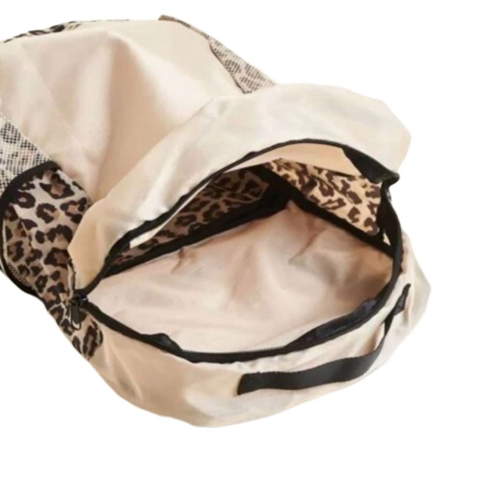 A_PLAN_APPLICATION APL All-Purpose Packable Backpack - Neutral Leopard Size ONE SIZE - 3 Thumbnail