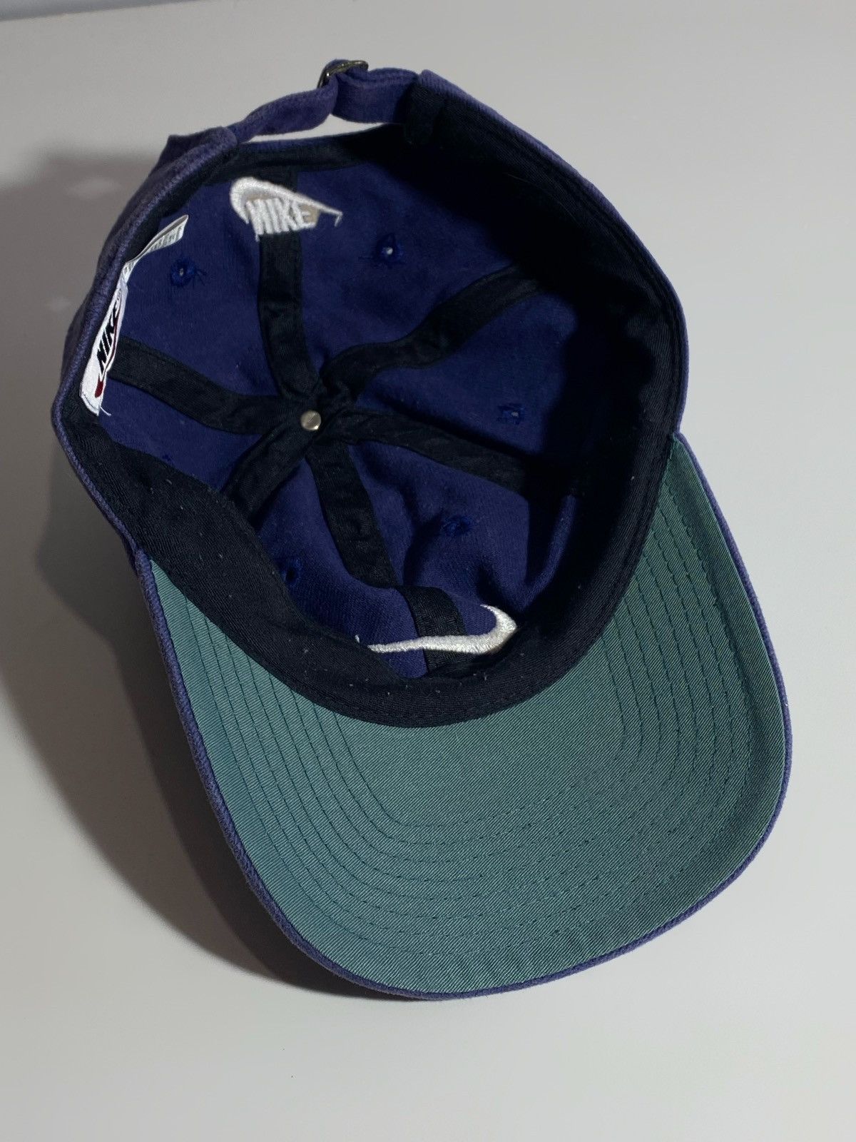 Nike Vintage 90s Nike Swoosh Logo Cap Size ONE SIZE - 10 Thumbnail