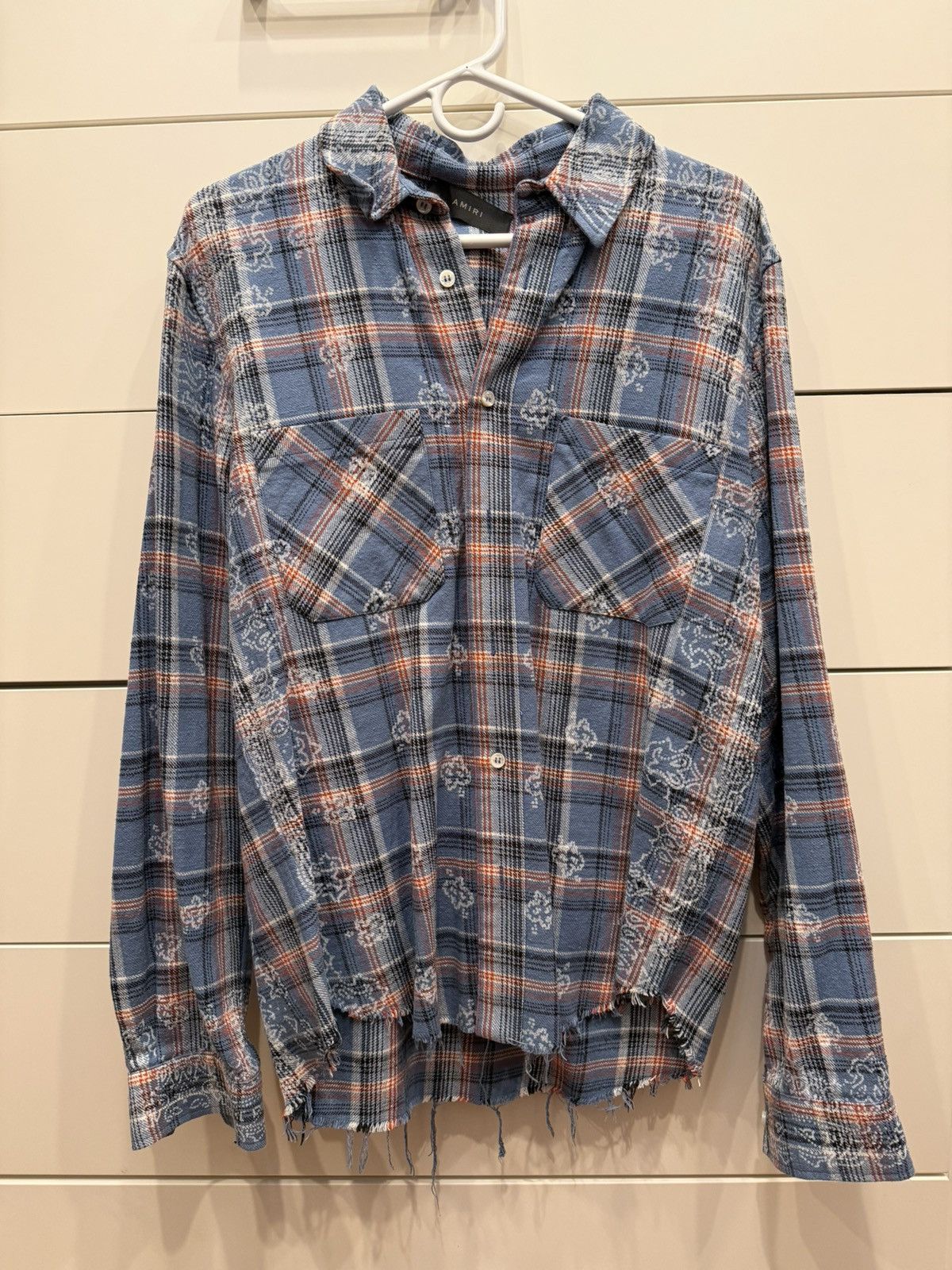 Amiri Amiri Bandana Print Long sleeve flannel Size US S / EU 44-46 / 1 - 1 Thumbnail