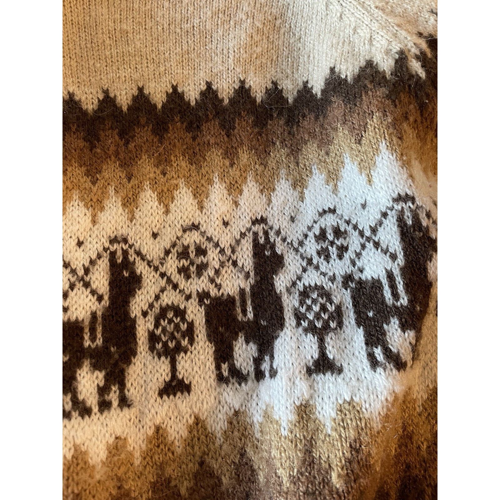 The Unbranded Brand Mens/Womens? Peruvian Alpaca Fina Wool Full Zip Size L Size L / US 10 / IT 46 - 7 Thumbnail