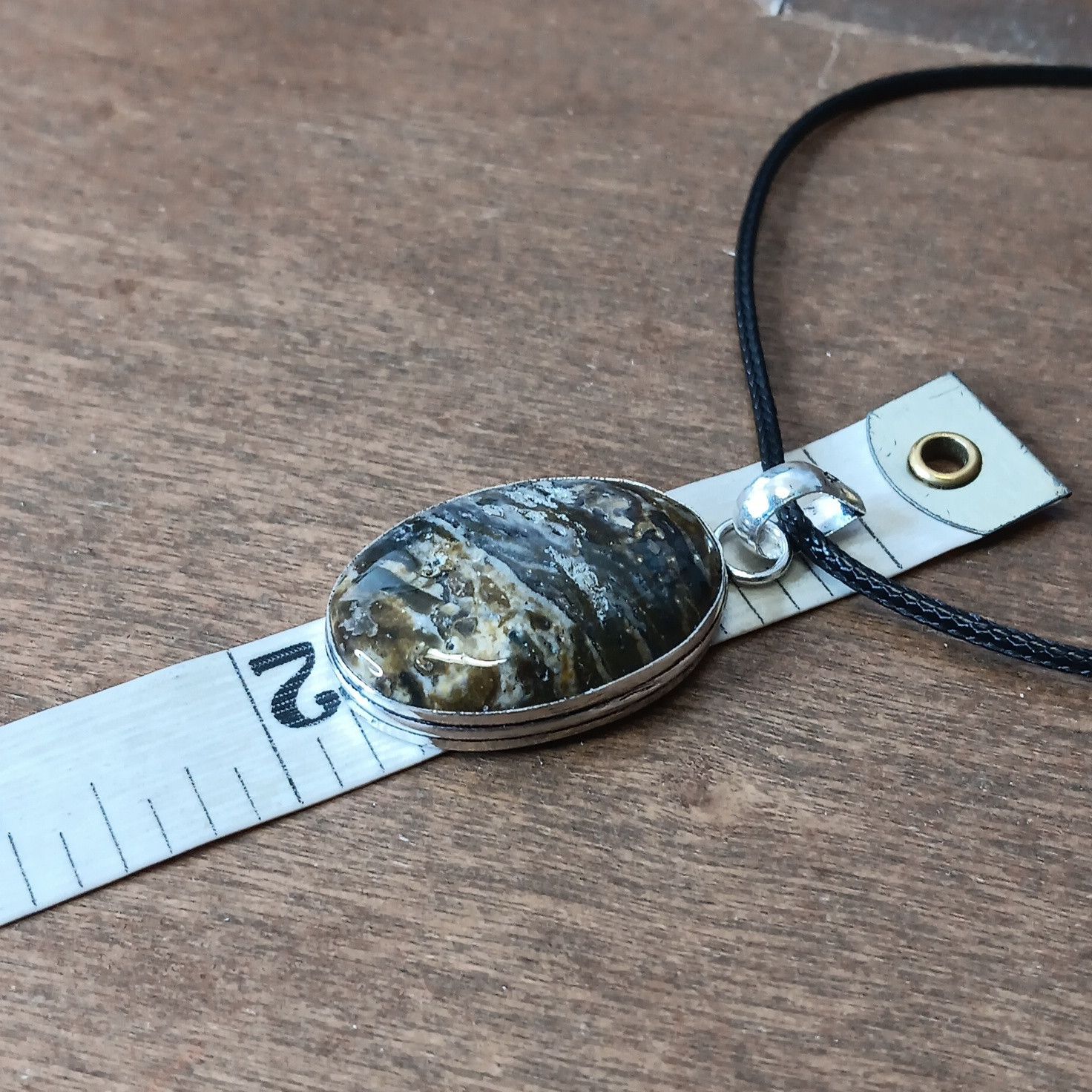 Other Ocean Jasper gemstone pendant necklace Size ONE SIZE - 3 Thumbnail