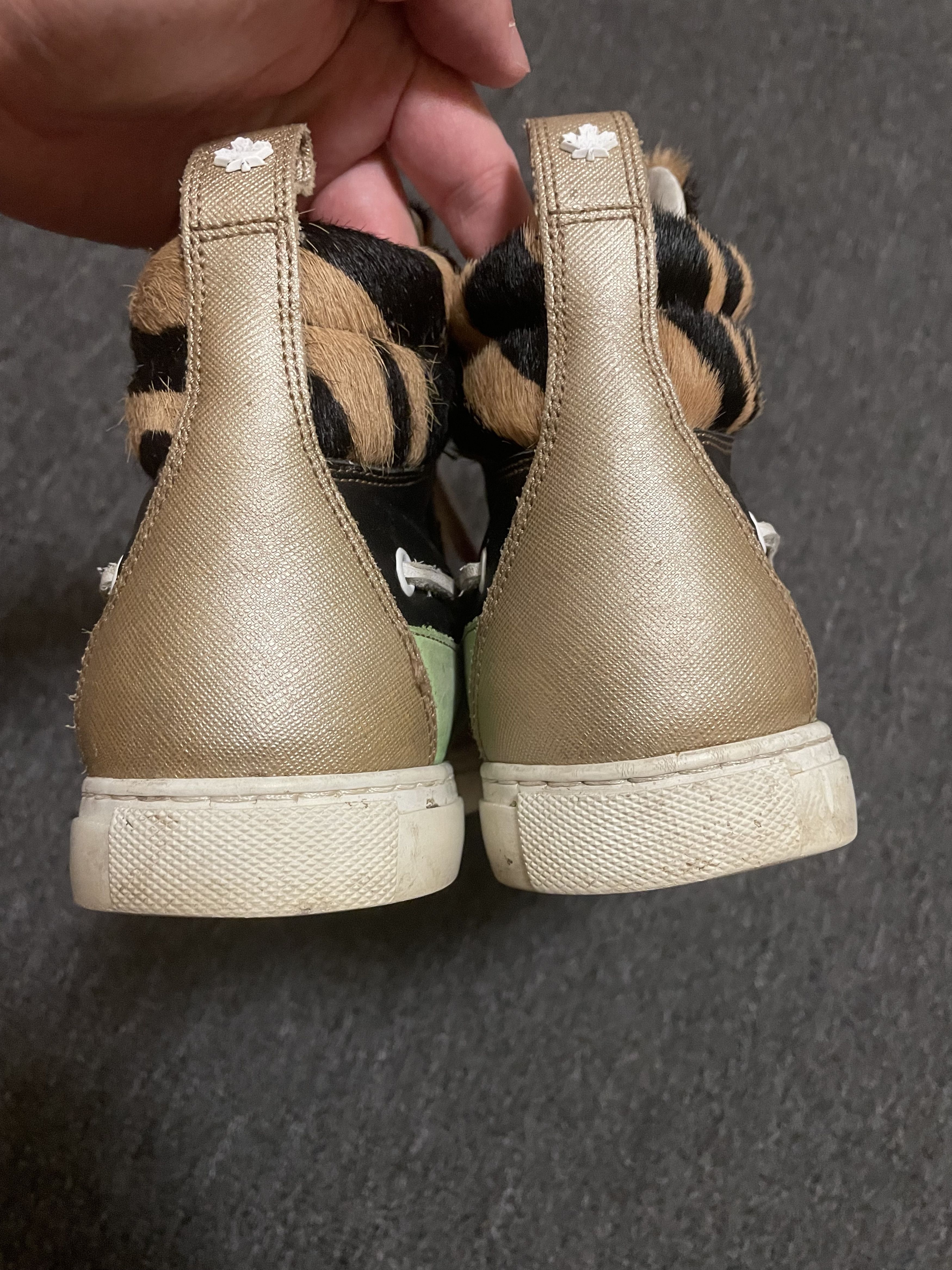 Dsquared2 Dsquared2 fur stitching Sneakers shoes size 41/US8 Size US 8 / EU 41 - 8 Thumbnail