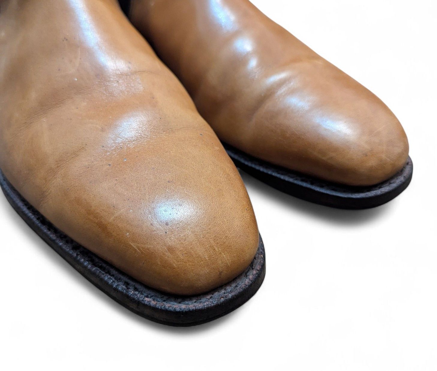 Allen Edmonds Allen Edmonds Liverpool Chelsea Boots 7523 Walnut Tan Size US 10.5 / EU 43-44 - 15 Thumbnail