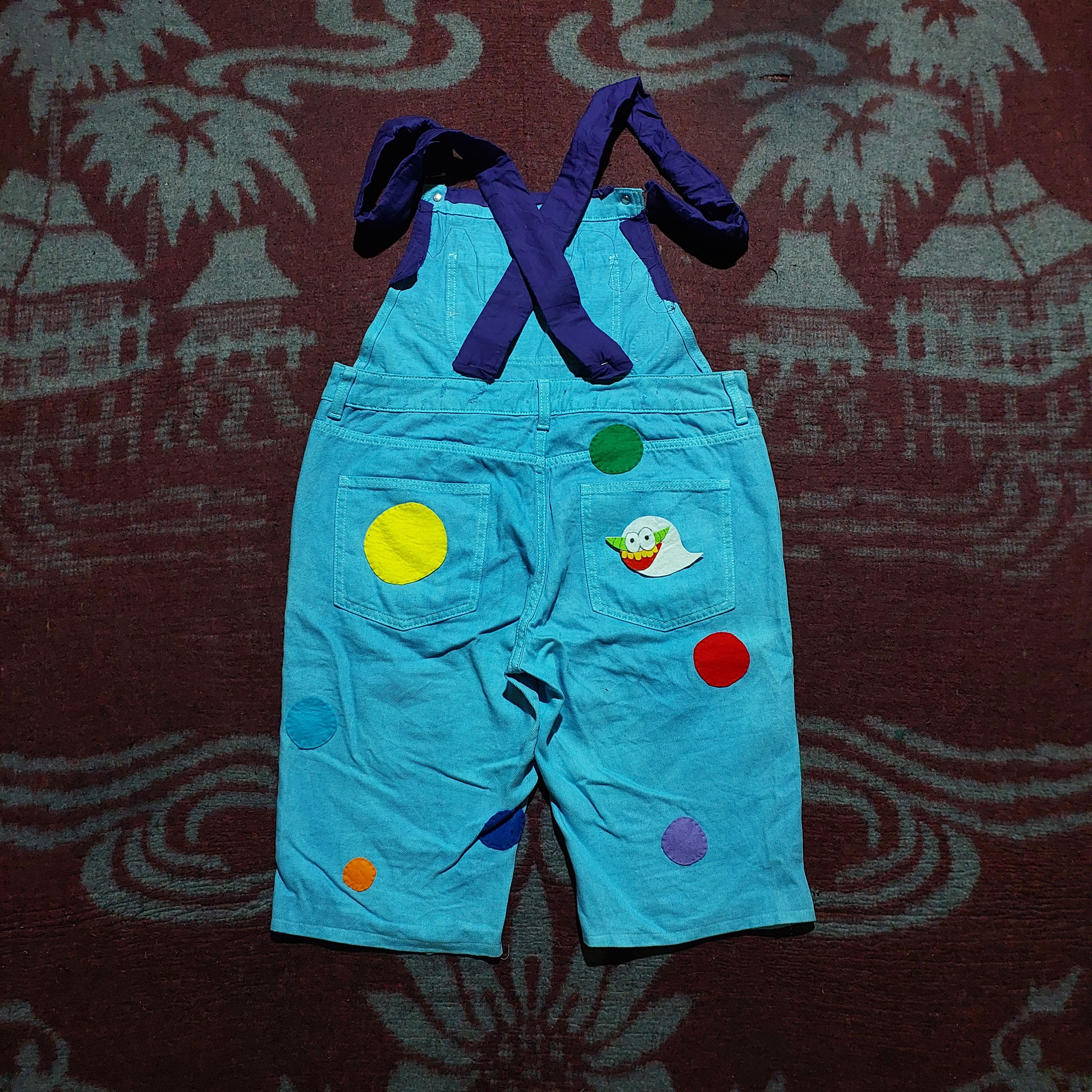 GU × Japanese Brand GU polcadot multicolour shorts jumsuits Size 34" / US 12 / IT 48 - 4 Thumbnail