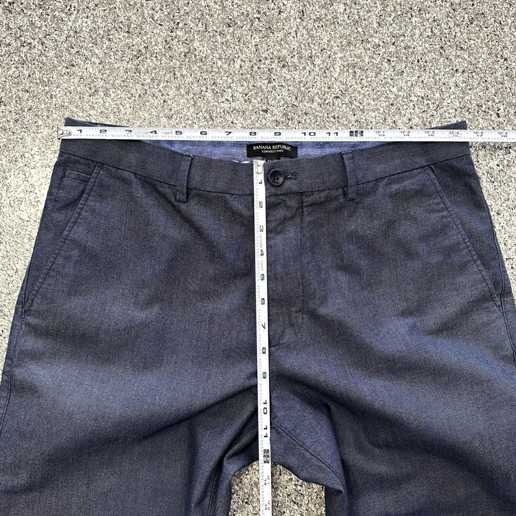 Banana Republic Banana Republic Kentfield Pants Mens 34x29 Blue Cotton Straight Chino Shirt Size US 34 / EU 50 - 7 Thumbnail