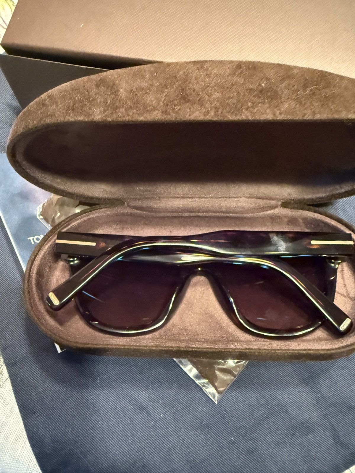 Tom Ford Tom Ford Haley, Tortoise Brown Size ONE SIZE - 2 Thumbnail