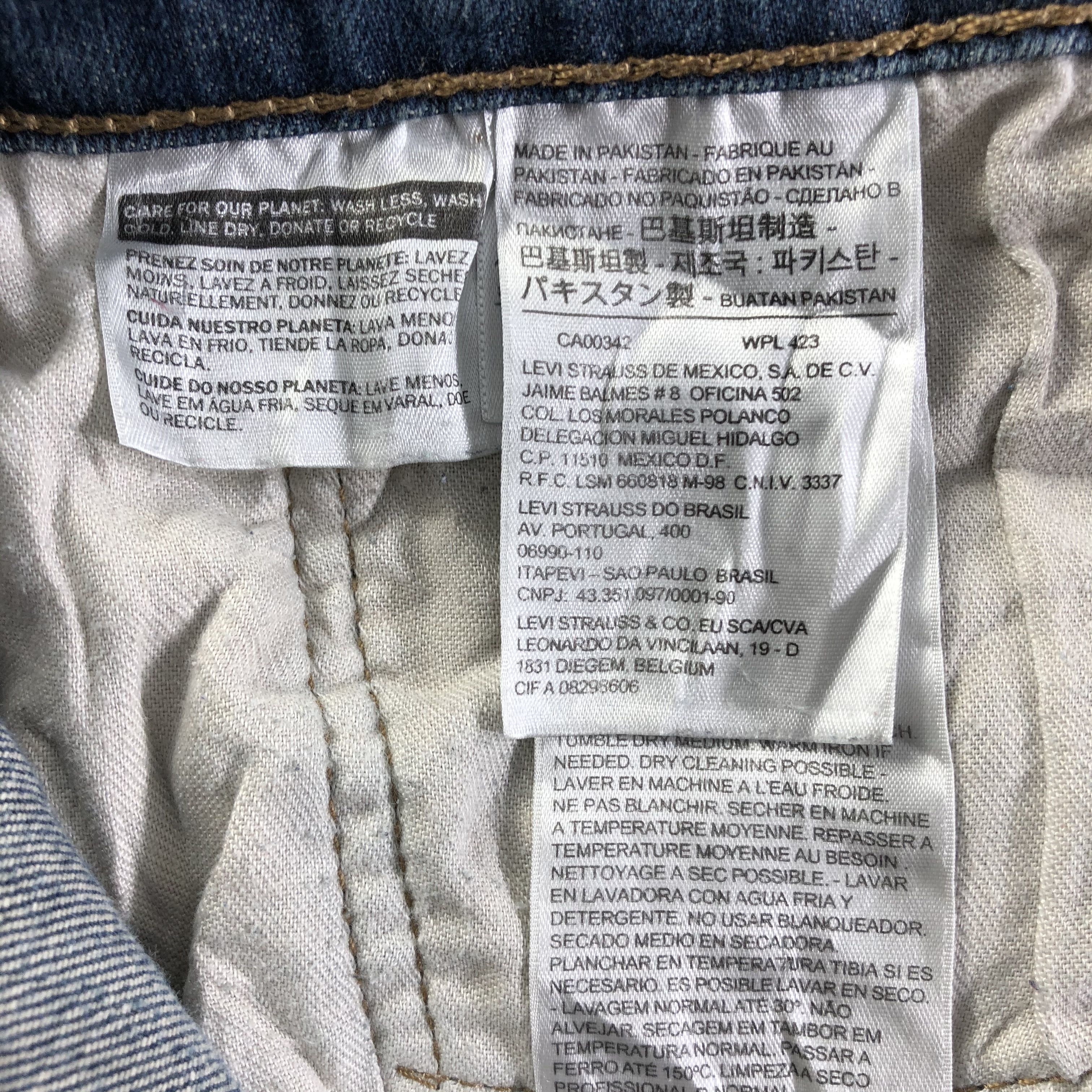 Levi's Vintage Blue Wash Levis 505 Jeans-J4208 Size US 40 / EU 56 - 12 Thumbnail