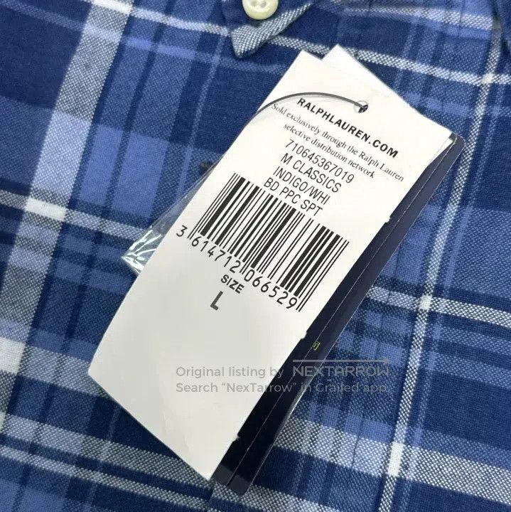 Polo Ralph Lauren Polo Ralph Lauren Classic Loose Oxford Plaid Shirt. Size US L / EU 52-54 / 3 - 4 Thumbnail