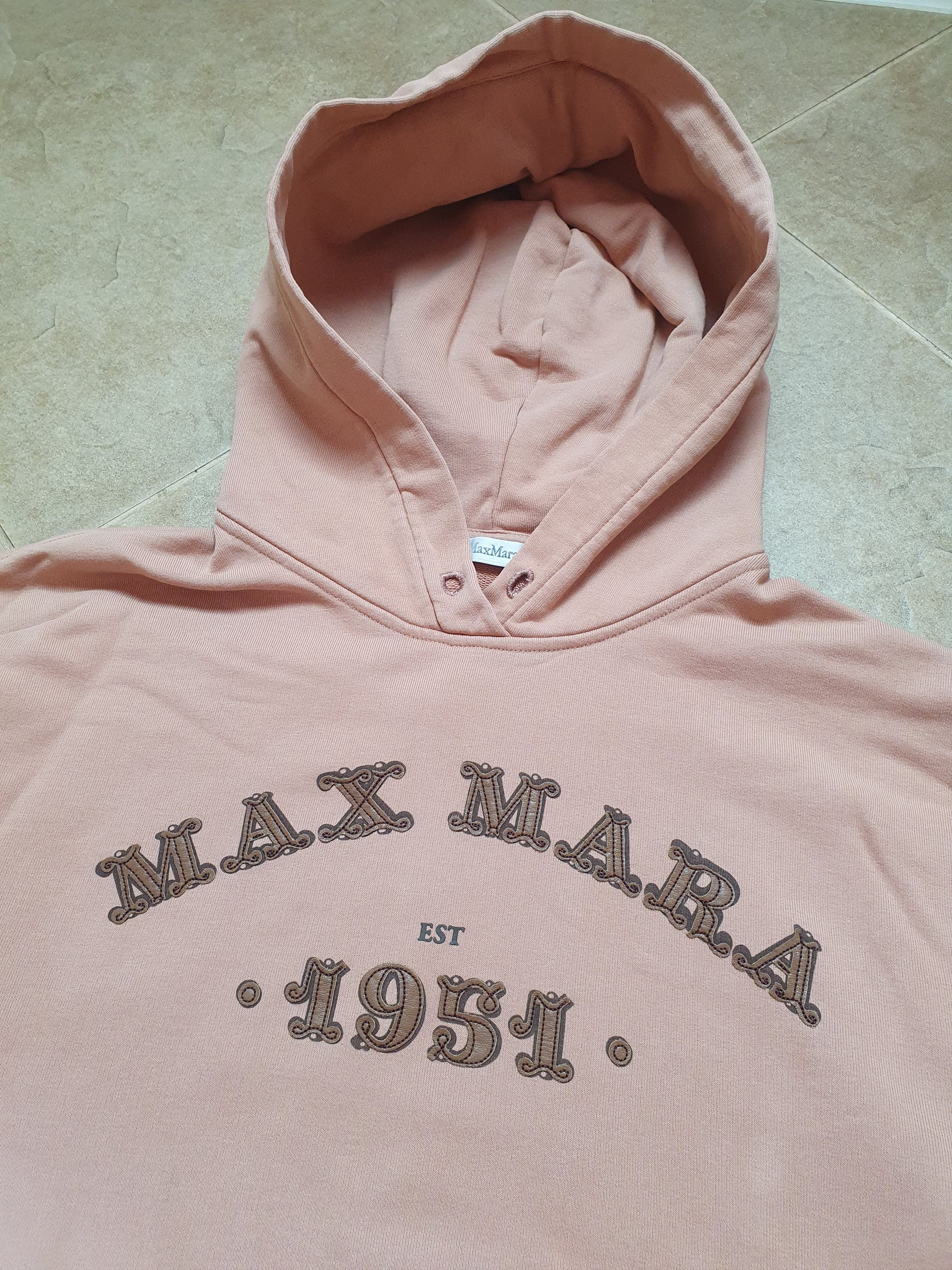 Max Mara Vintage Max Mara women's Hoodie Oversized Tan Sweatshirt Size M / US 6-8 / IT 42-44 - 16 Thumbnail