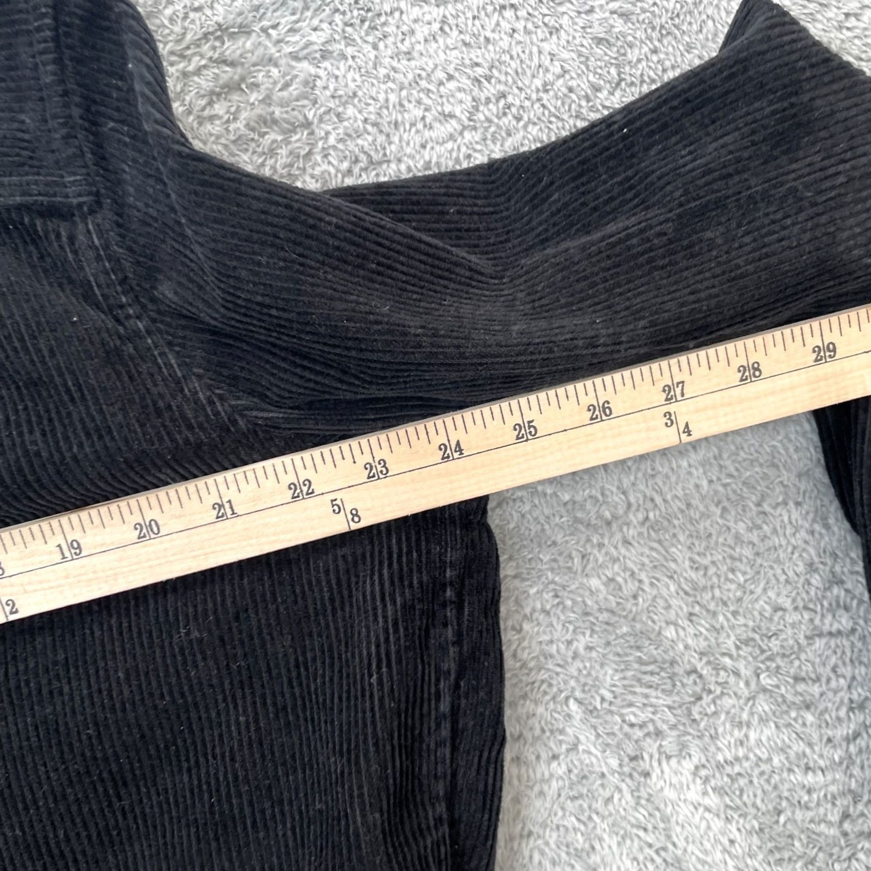 Gap Gap Jacket Womens Small Black Corduroy Coat Cotton Button Front Outdoor Workwear Shirt Womens Short Length Black Corduroy Jacket Size S / US 4 / IT 40 - 8 Thumbnail