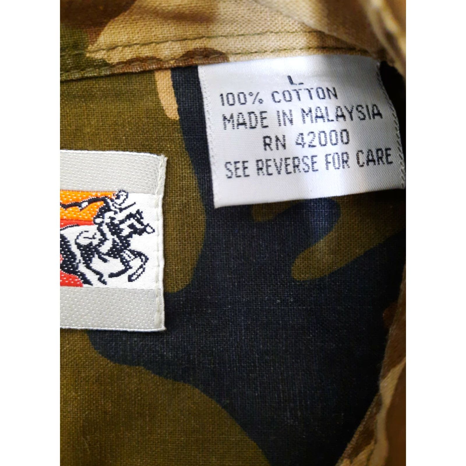 Vintage VINTAGE Winchester Button-Up Shirt Men L Camouflage Camo Duck Hunting Twill Cotton Embroidered 90s Nature Army Outdoors Casual Workwear Mens Size US L / EU 52-54 / 3 - 3 Thumbnail