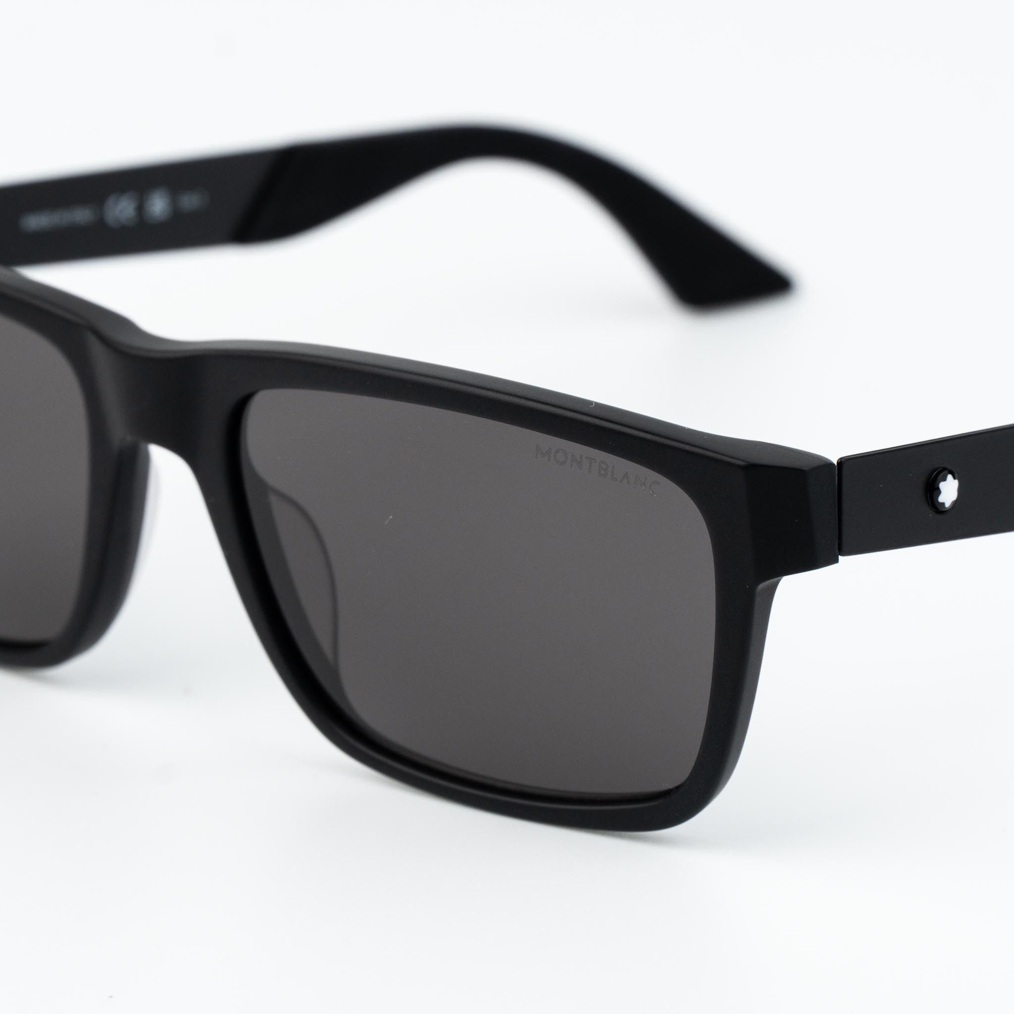 Montblanc Montblanc Men Sunglasses Rectangle MB0299S 005 NEW AUTHENTIC Size ONE SIZE - 5 Thumbnail