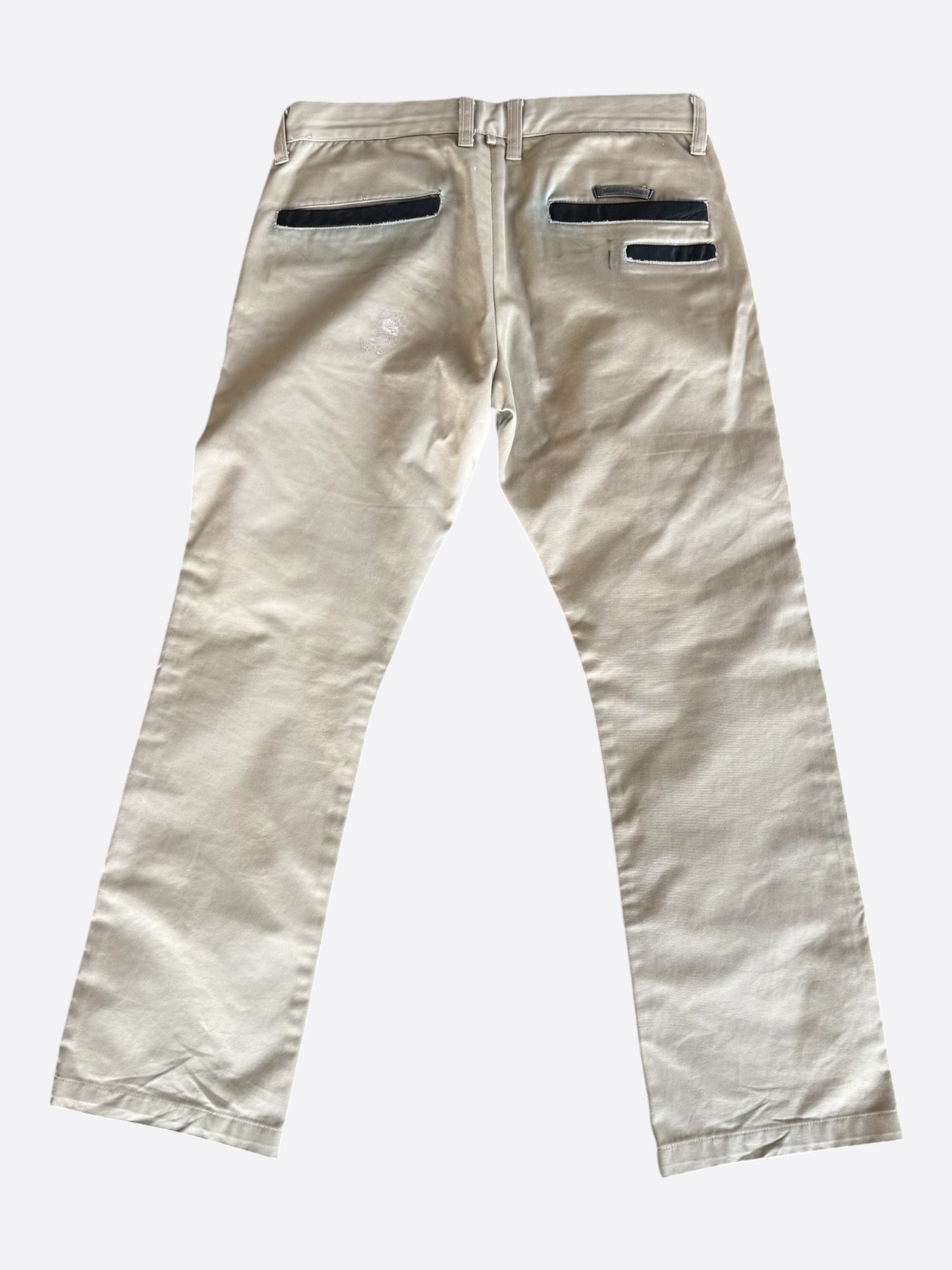 Chrome Hearts Chrome Hearts Beige Chinos Size US 32 / EU 48 - 2 Thumbnail