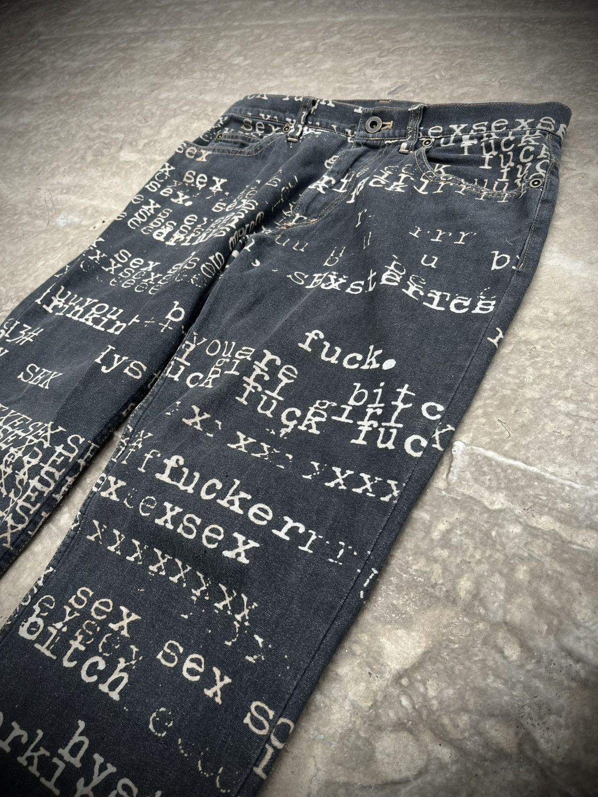 Hysteric Glamour Hysteric Glamour Typewriter denim Size US 30 / EU 46 - 3 Thumbnail