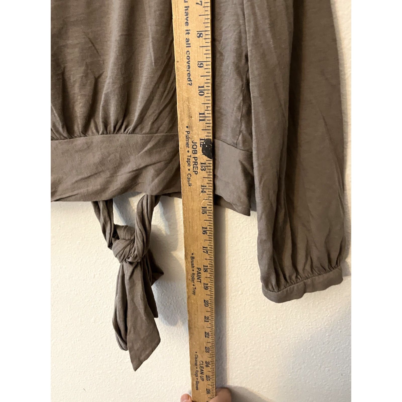 Gap Gap Cardigan Open Front Tie Waist Brown Jersey Knit Womens S Sweater Classic Casual Workwear Size S / US 4 / IT 40 - 4 Thumbnail