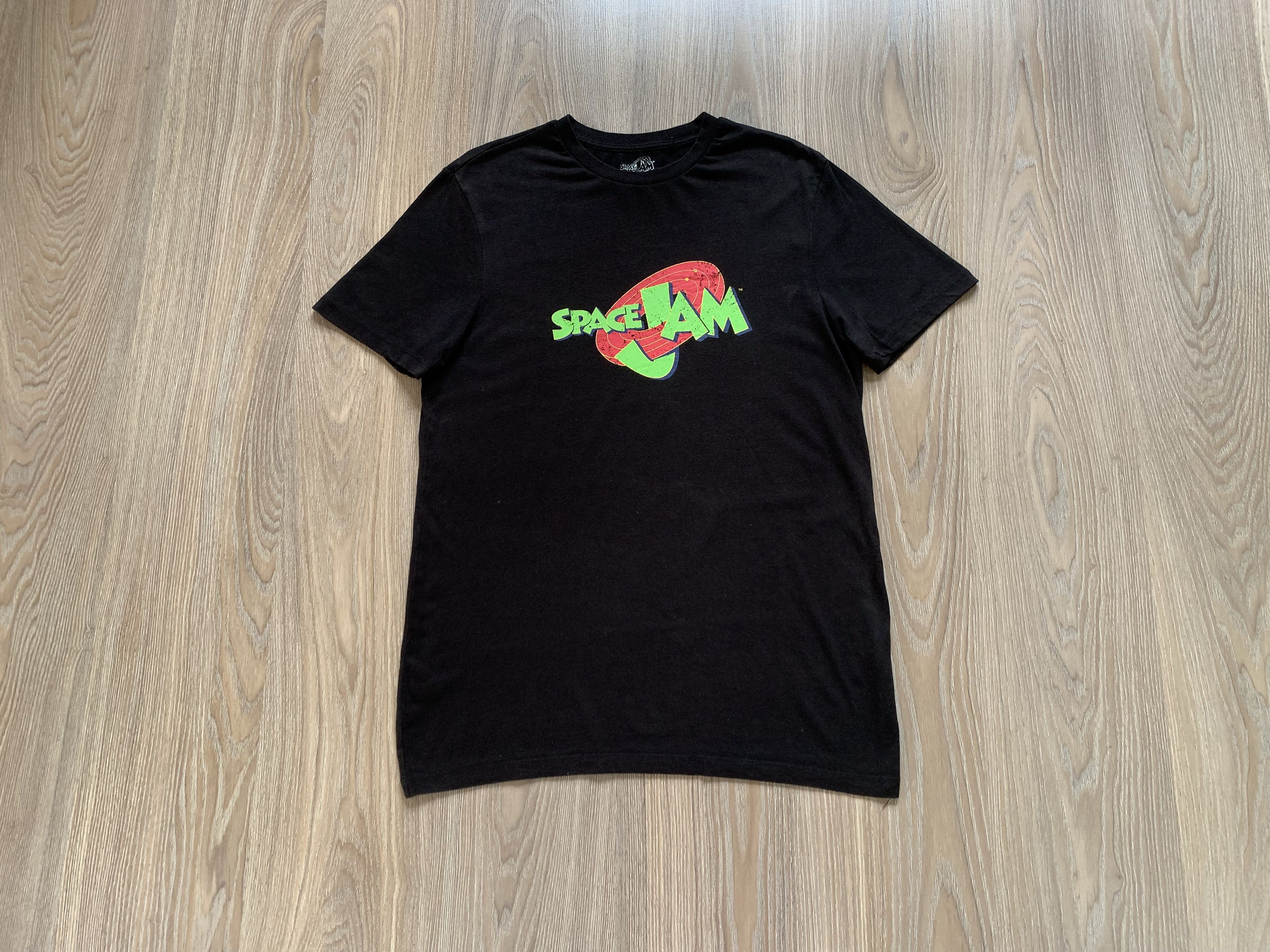 Jam Vintage Primark Space Jam Big Print T-Shirt Size US L / EU 52-54 / 3 - 1 Thumbnail