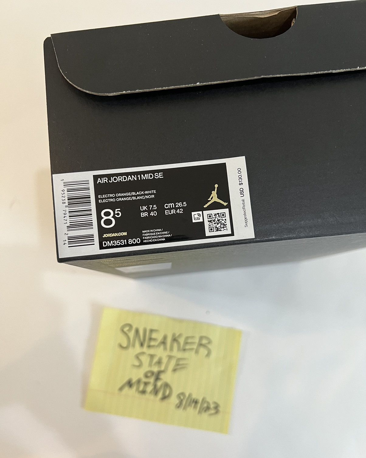 Jordan Brand × Nike BRAND NEW JORDAN 1 METALLIC ORANGE SIZE: 8.5 FAST SHIPPING Size US 8.5 / EU 41-42 - 7 Thumbnail