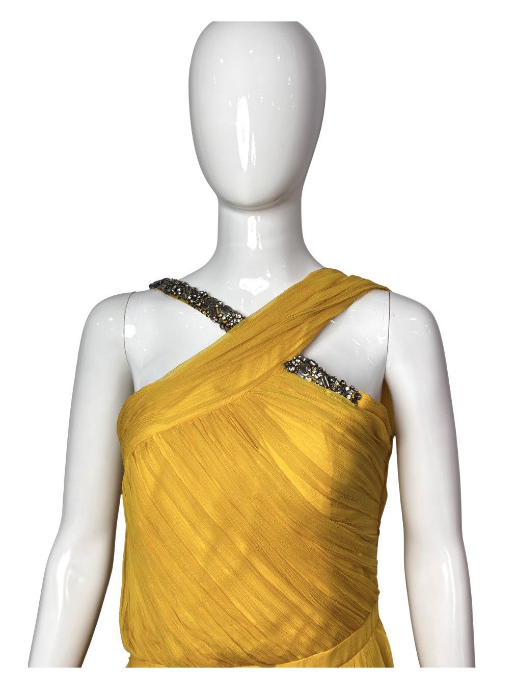 John Galliano John Galliano One-Shoulder Silk Evening Gown Size M / US 6-8 / IT 42-44 - 5 Thumbnail