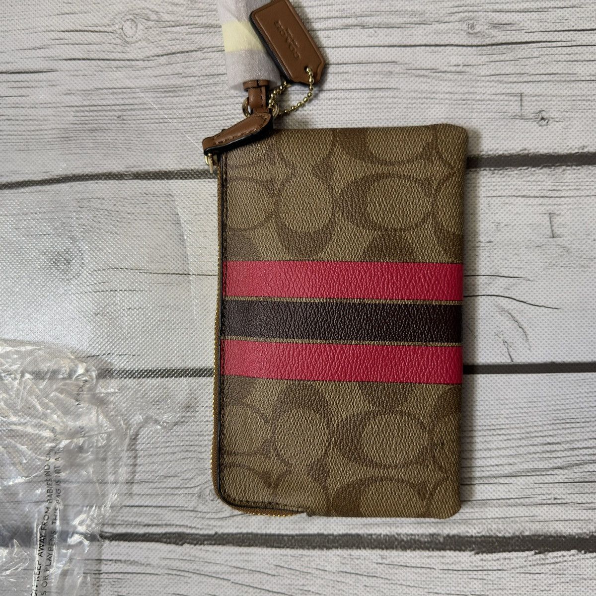 Coach × Vintage Vintage Coach Signature wristlet Size ONE SIZE - 3 Thumbnail