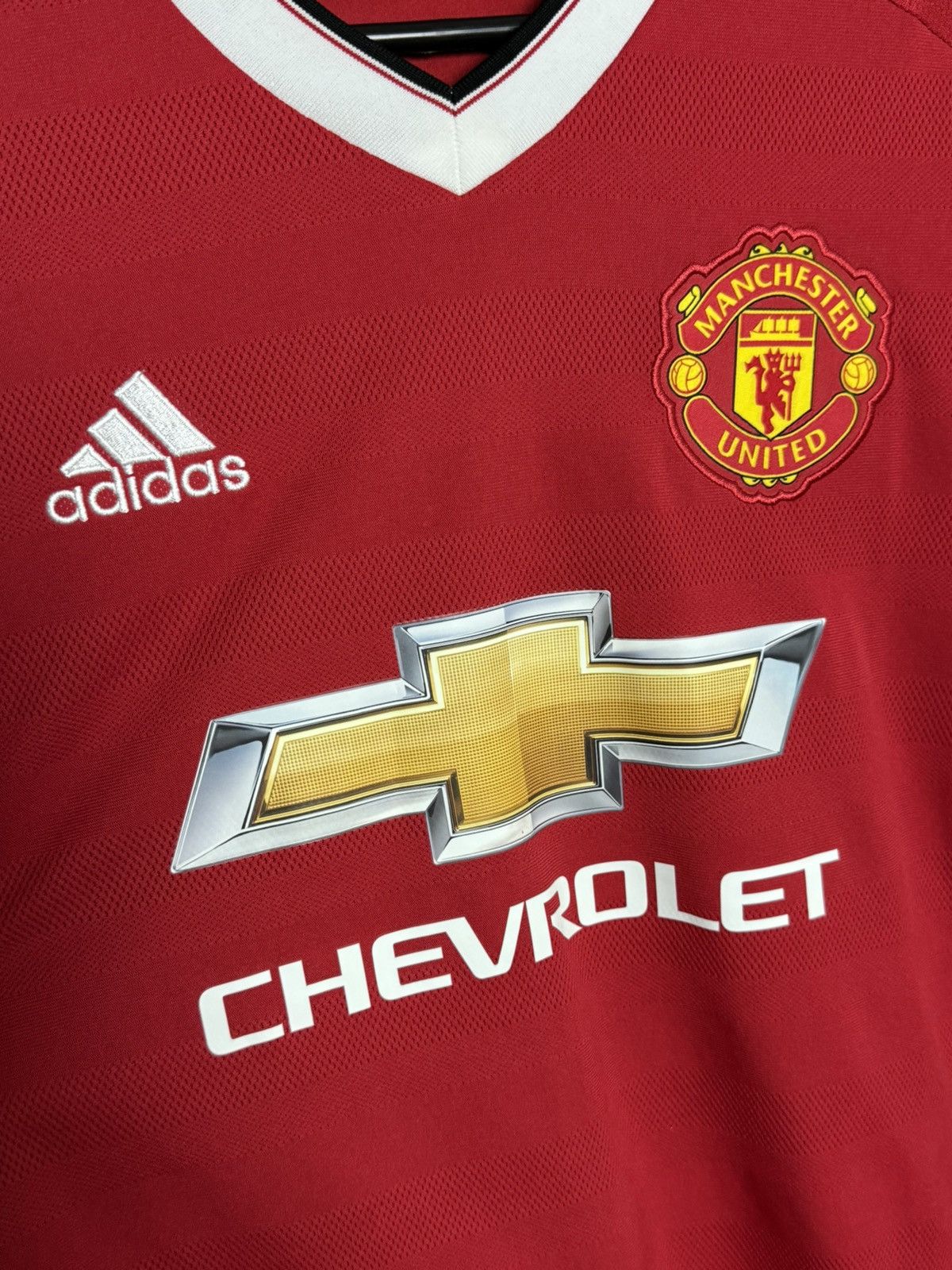 Adidas Manchester United 15/16 Home Football Long Sleeve Jersey Size US S / EU 44-46 / 1 - 3 Thumbnail