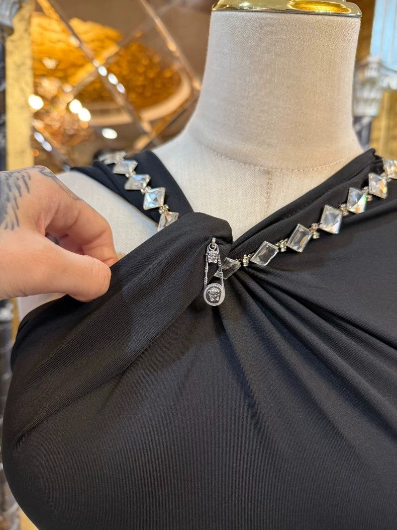 Other Versace Halterneck dress Size M / US 6-8 / IT 42-44 - 2 Thumbnail