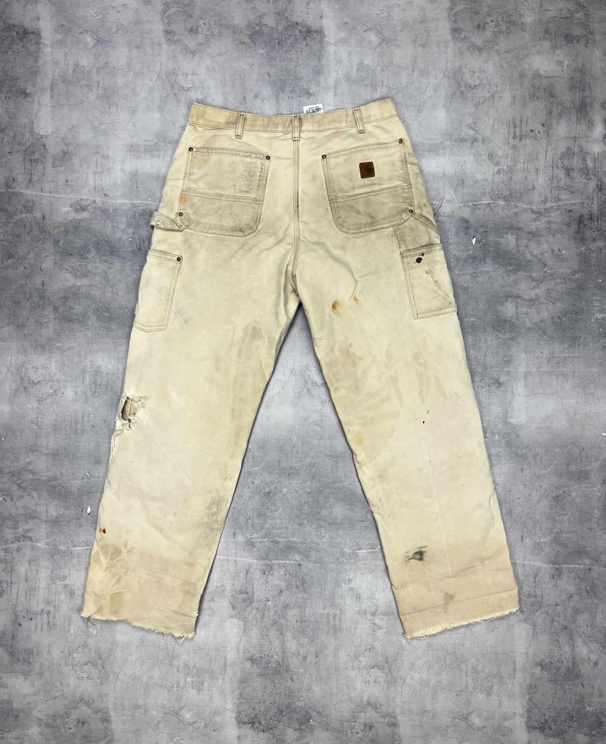 Carhartt × Vintage vintage carhartt double knee carpenter pants 34x34 Size US 34 / EU 50 - 1 Thumbnail