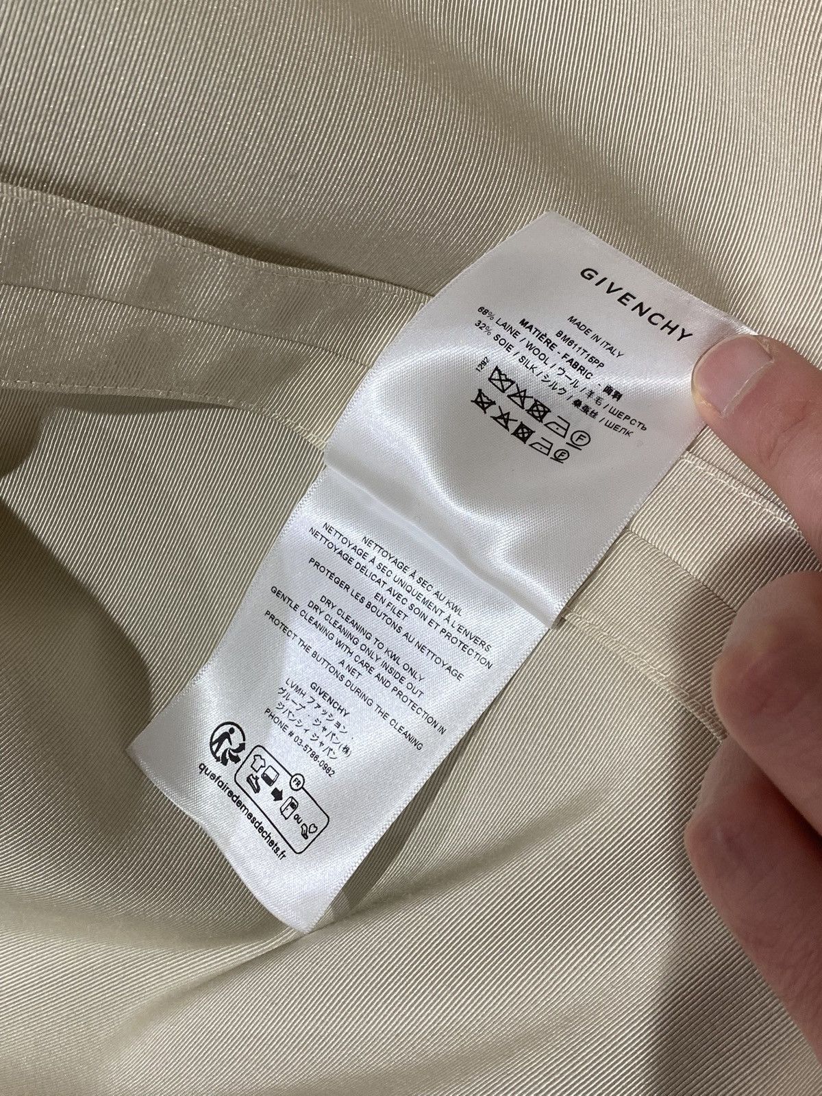 Givenchy Givenchy Hubert Men’s Shirt Blazer IT40 Size US M / EU 48-50 / 2 - 8 Thumbnail