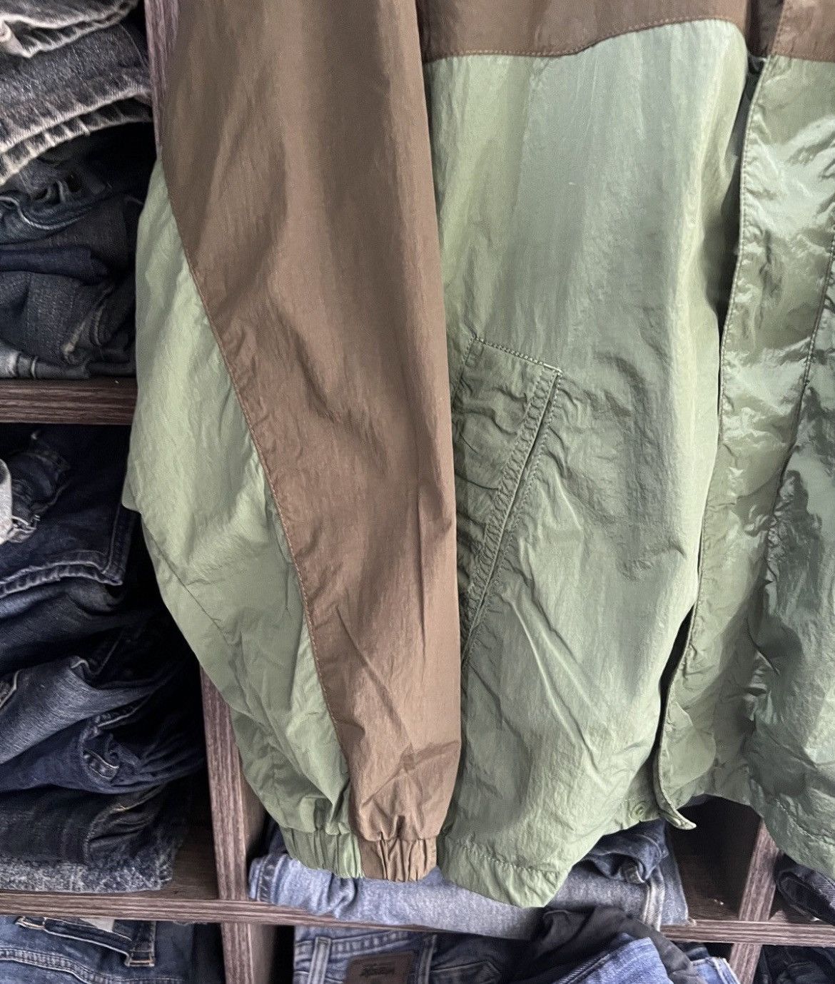 Japanese Brand 🔥J.W. Anderson x Uniqlo Two Tone Zipper Jacket Size US L / EU 52-54 / 3 - 9 Thumbnail