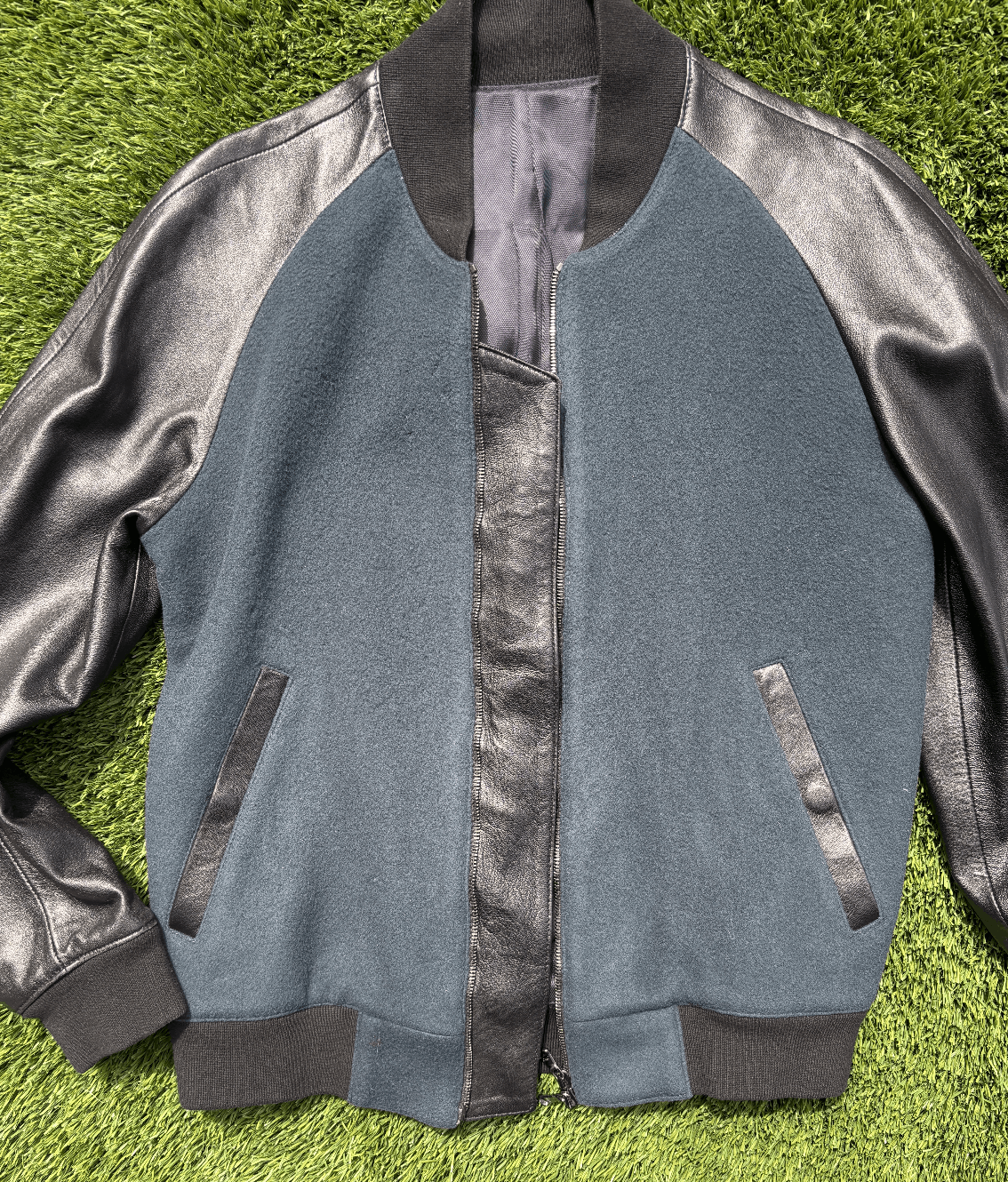 Kith Leather/Wool Bomber Jacket Kith/Atrium Size US M / EU 48-50 / 2 - 11 Thumbnail